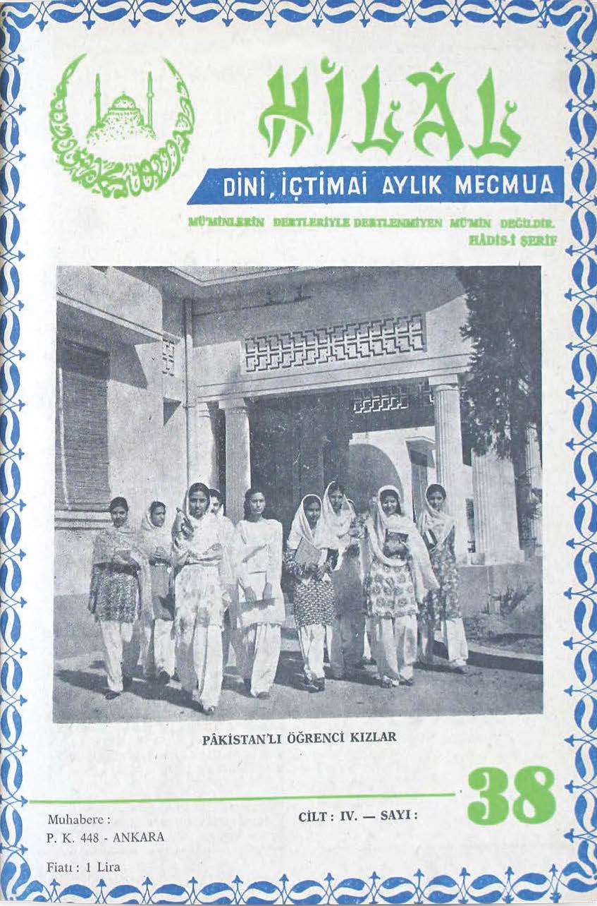 4. Cilt 38. Sayı Kapağı