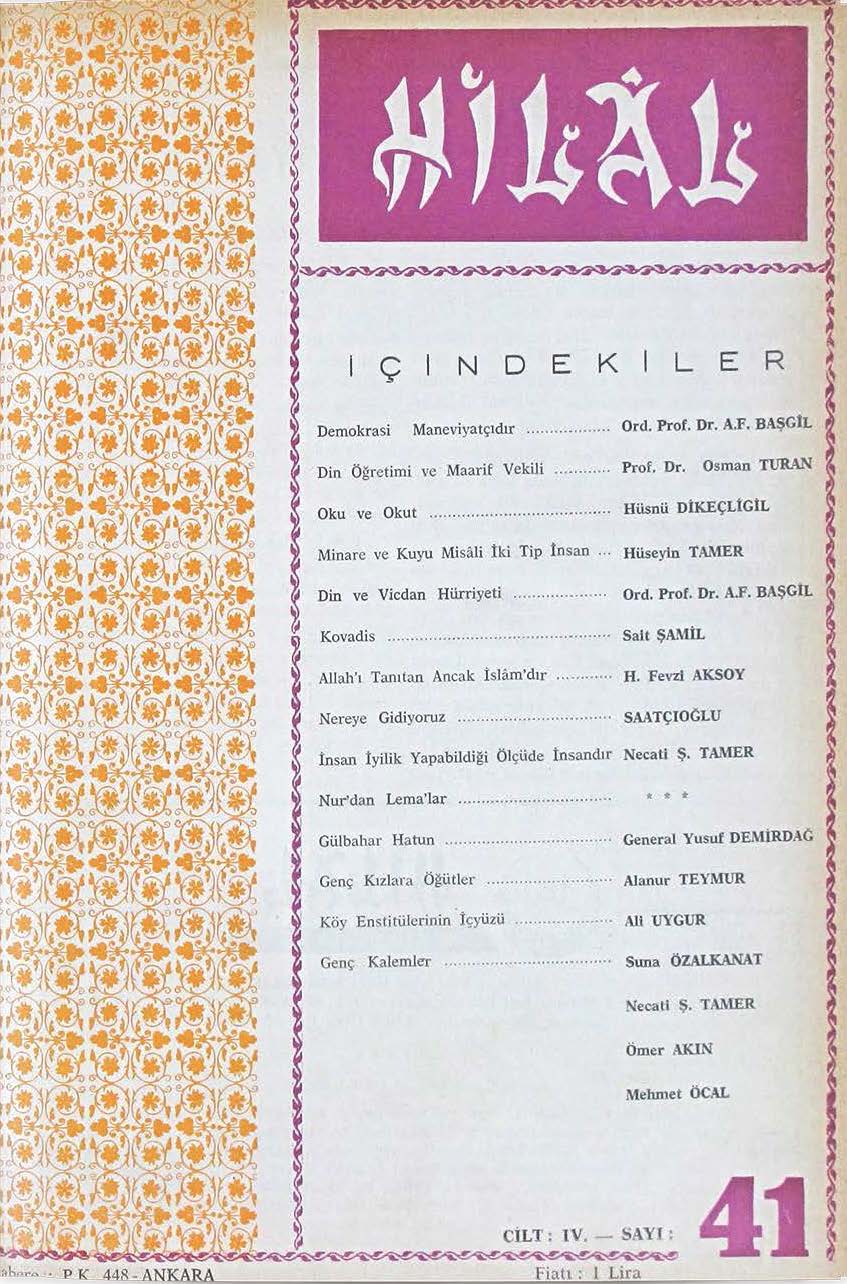 4. Cilt 41. Sayı Kapağı