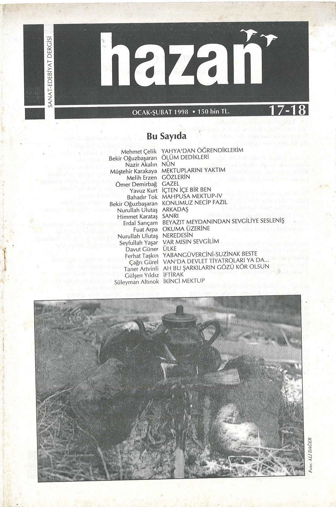 17-18. Sayı Kapağı