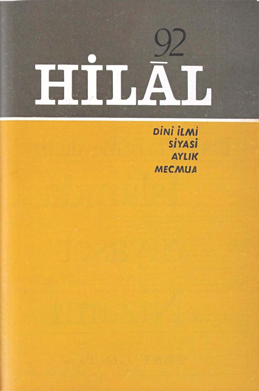 8. Cilt 92. Sayı Kapağı