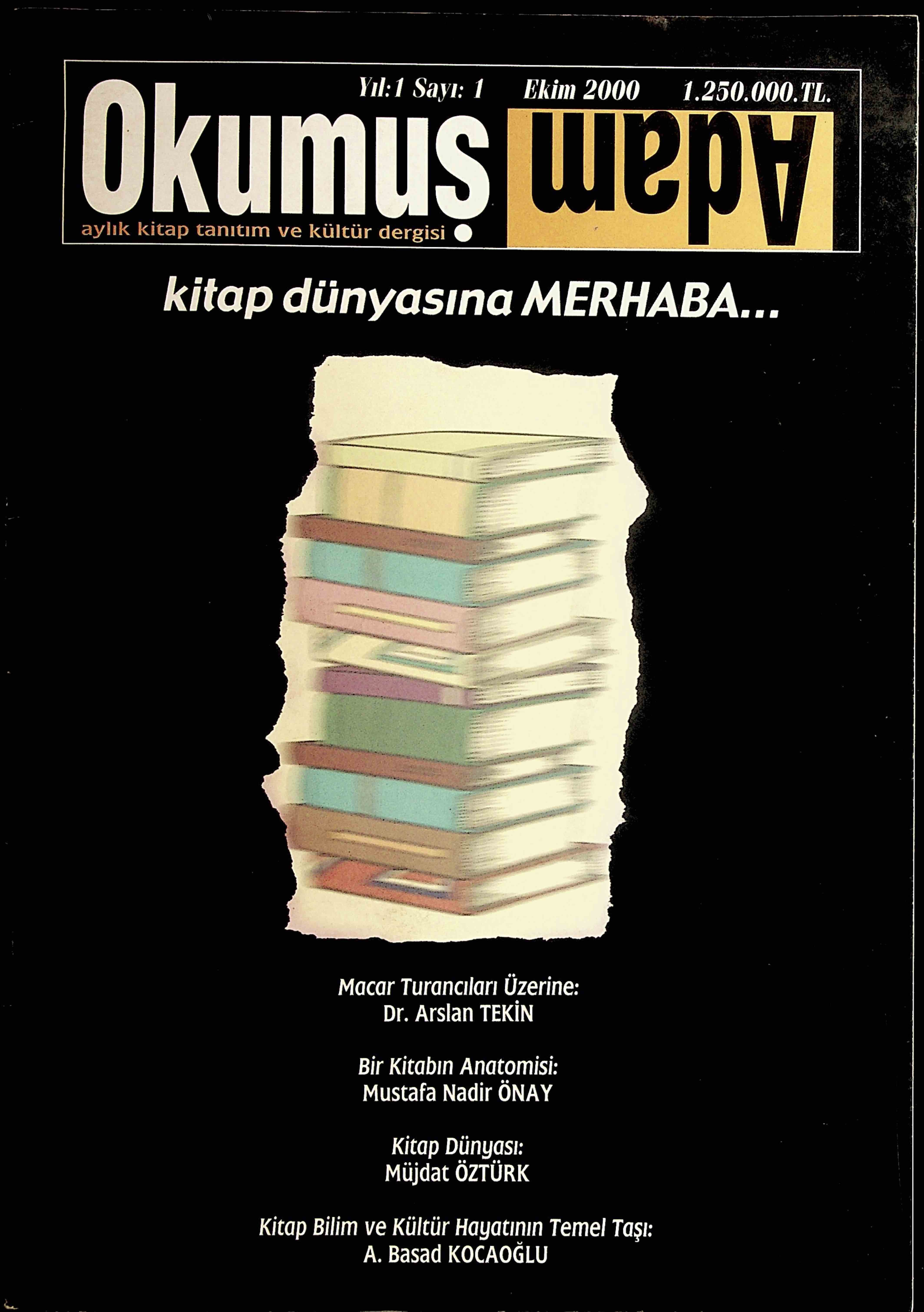 1. Sayı Kapağı