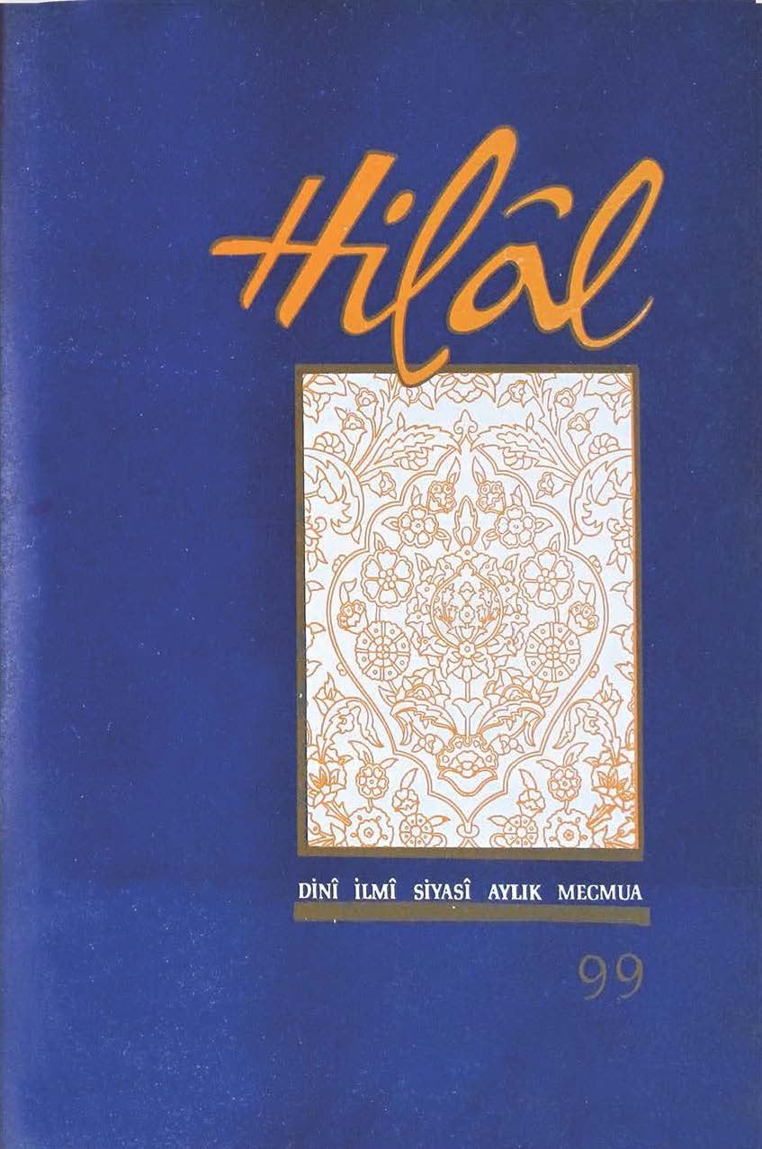 9. Cilt 99. Sayı Kapağı