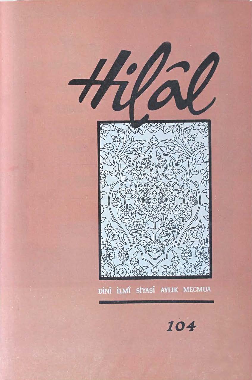 9. Cilt 104. Sayı Kapağı