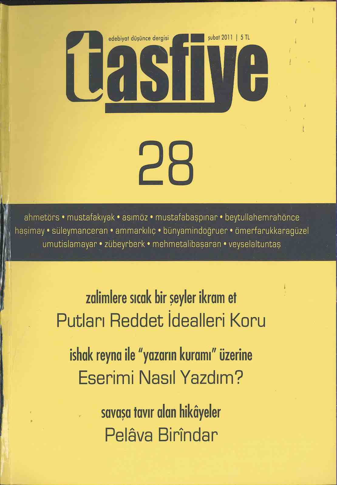 28. Sayı Kapağı