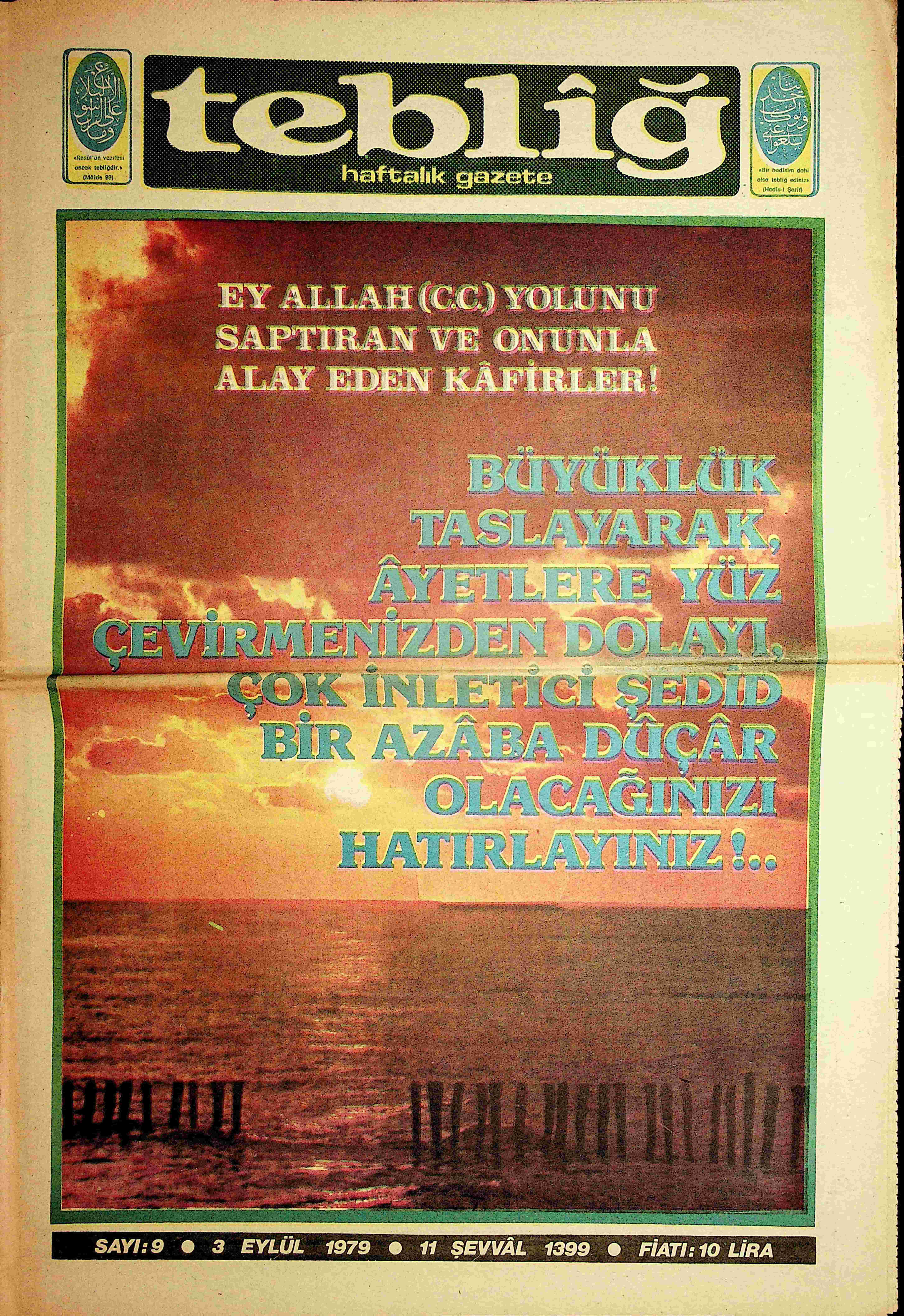 9. Sayı Kapağı