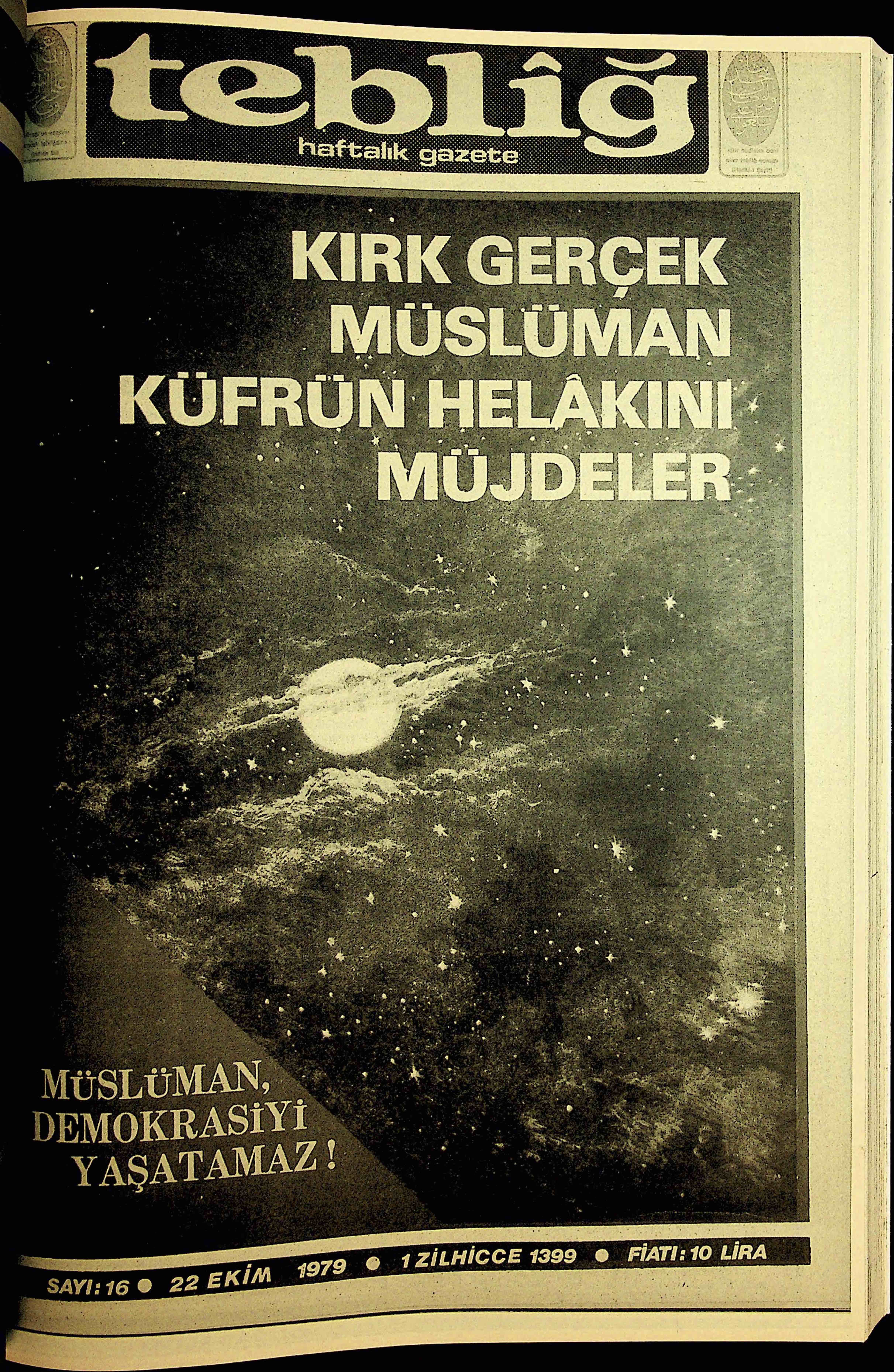 16. Sayı Kapağı