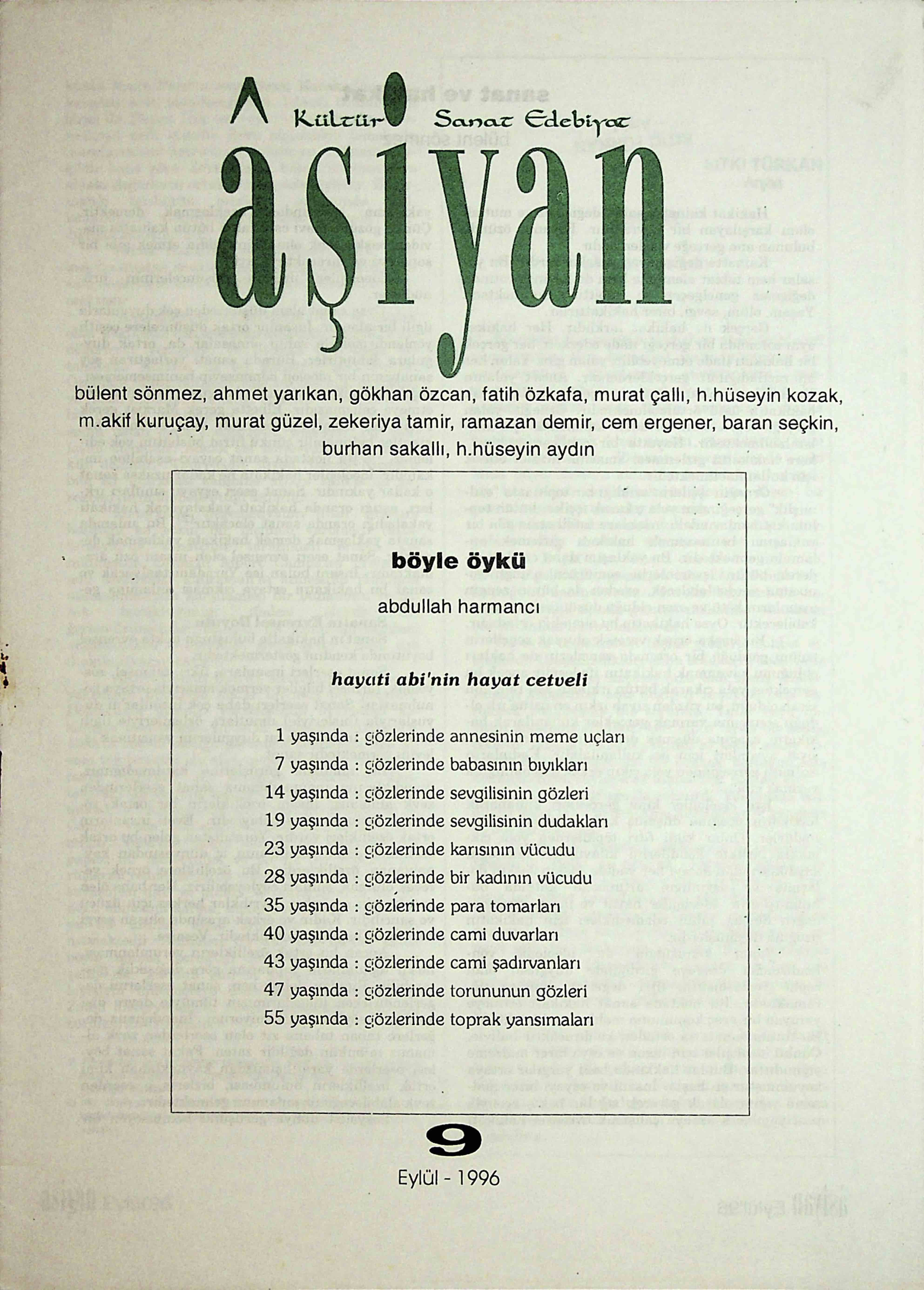 9. Sayı Kapağı