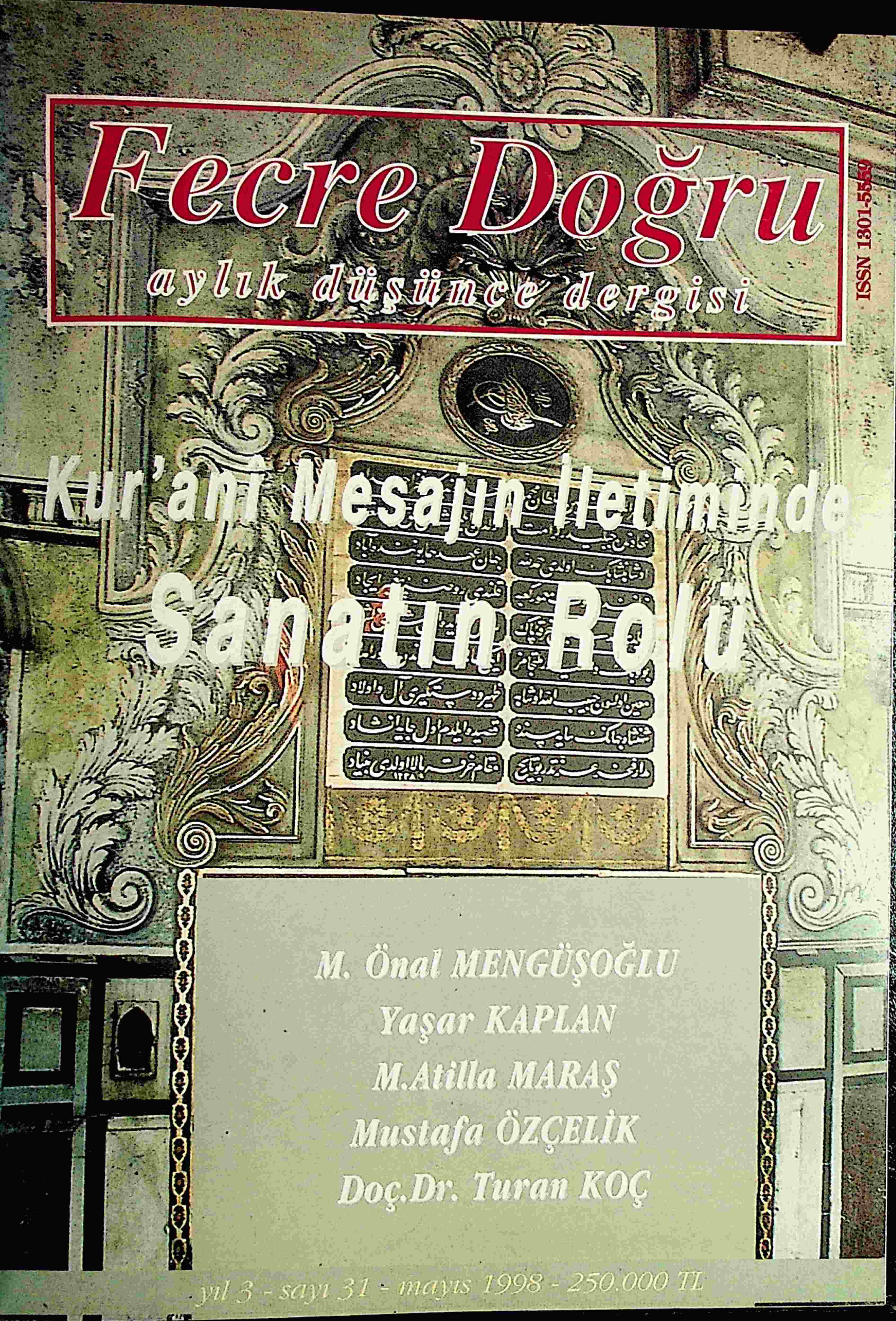 31. Sayı Kapağı