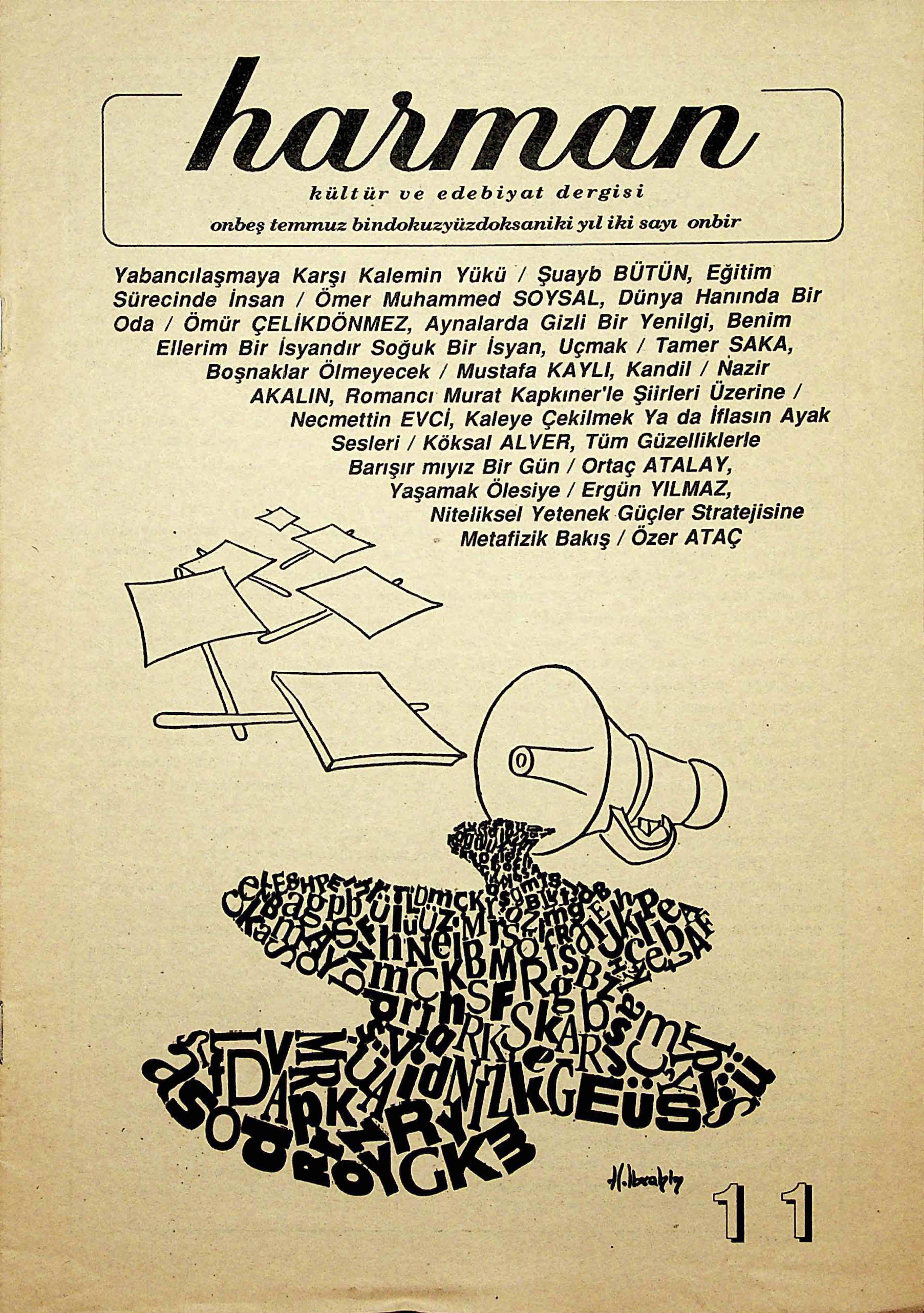 11. Sayı Kapağı