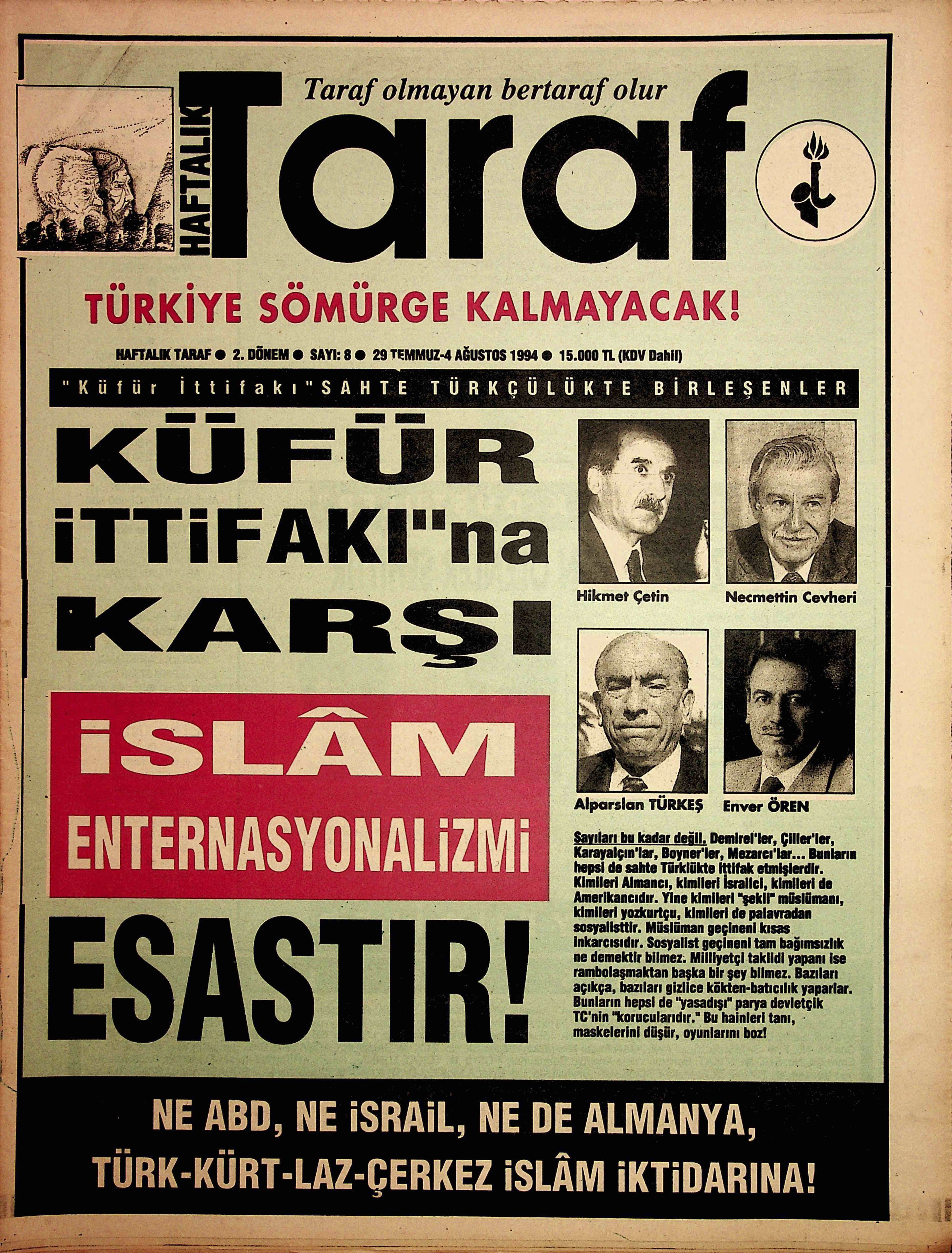 8. Sayı Kapağı