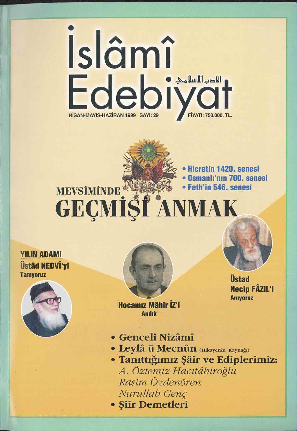 3. Cilt 29. Sayı Kapağı