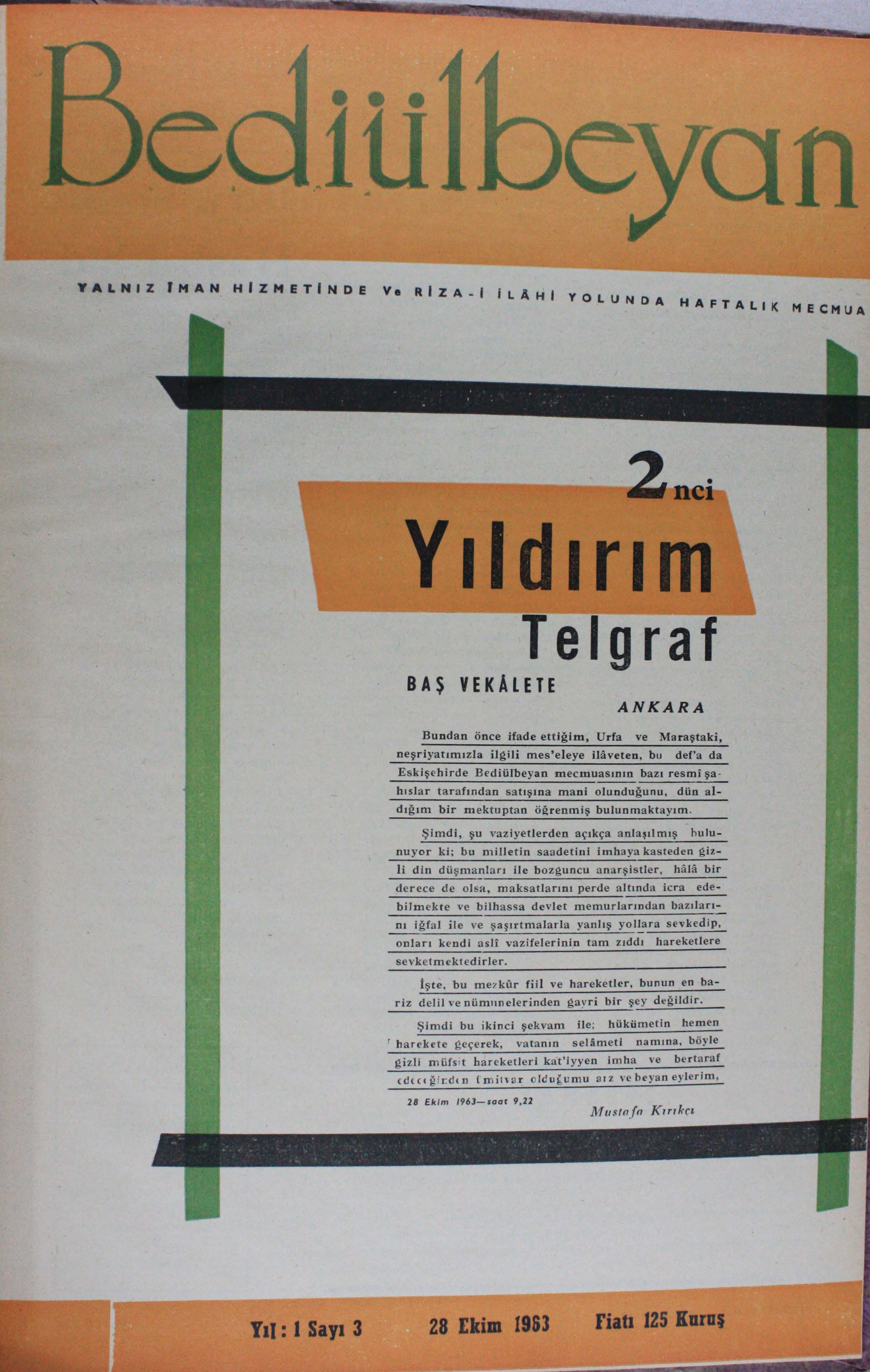 3. Sayı Kapağı