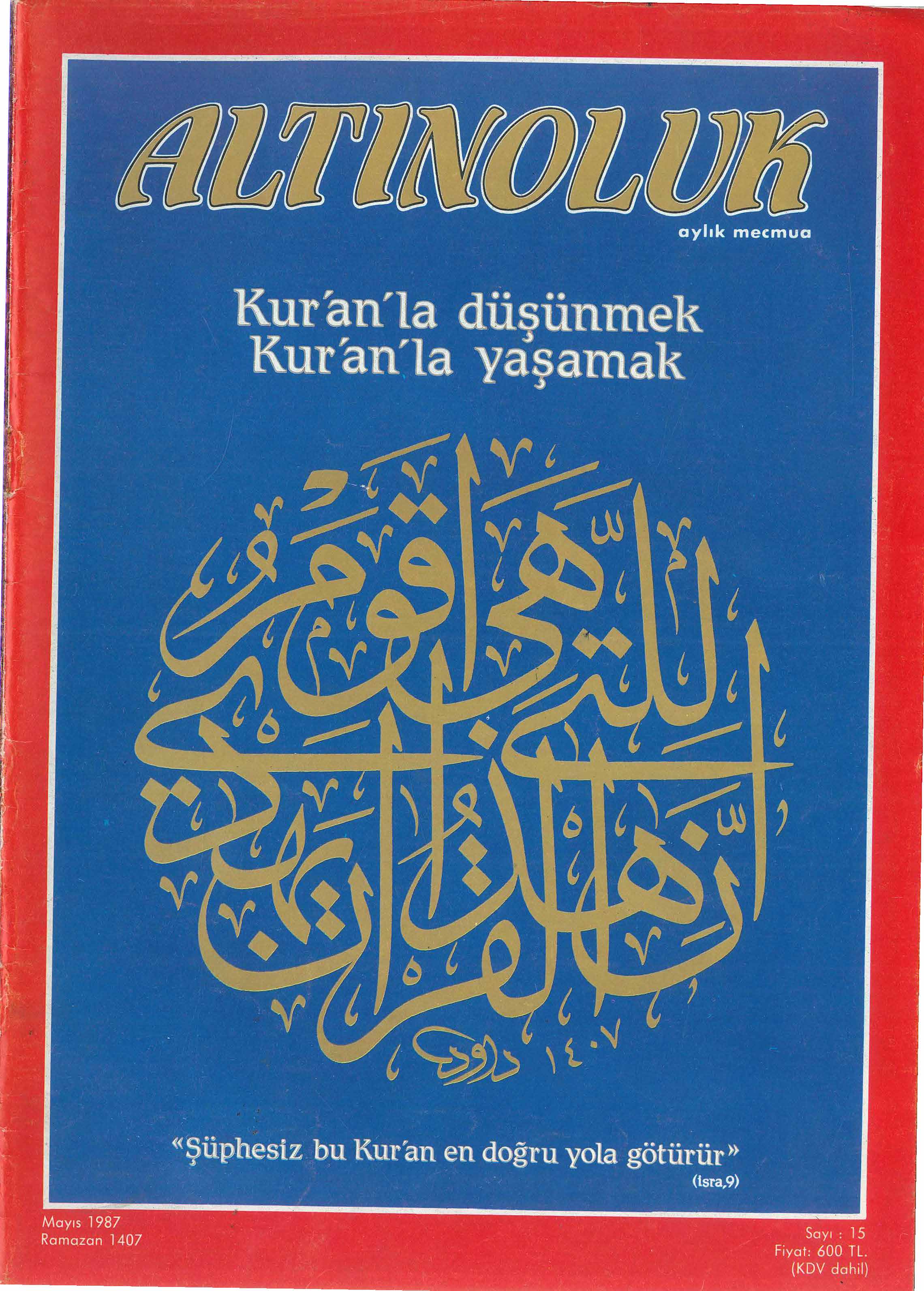15. Sayı Kapağı