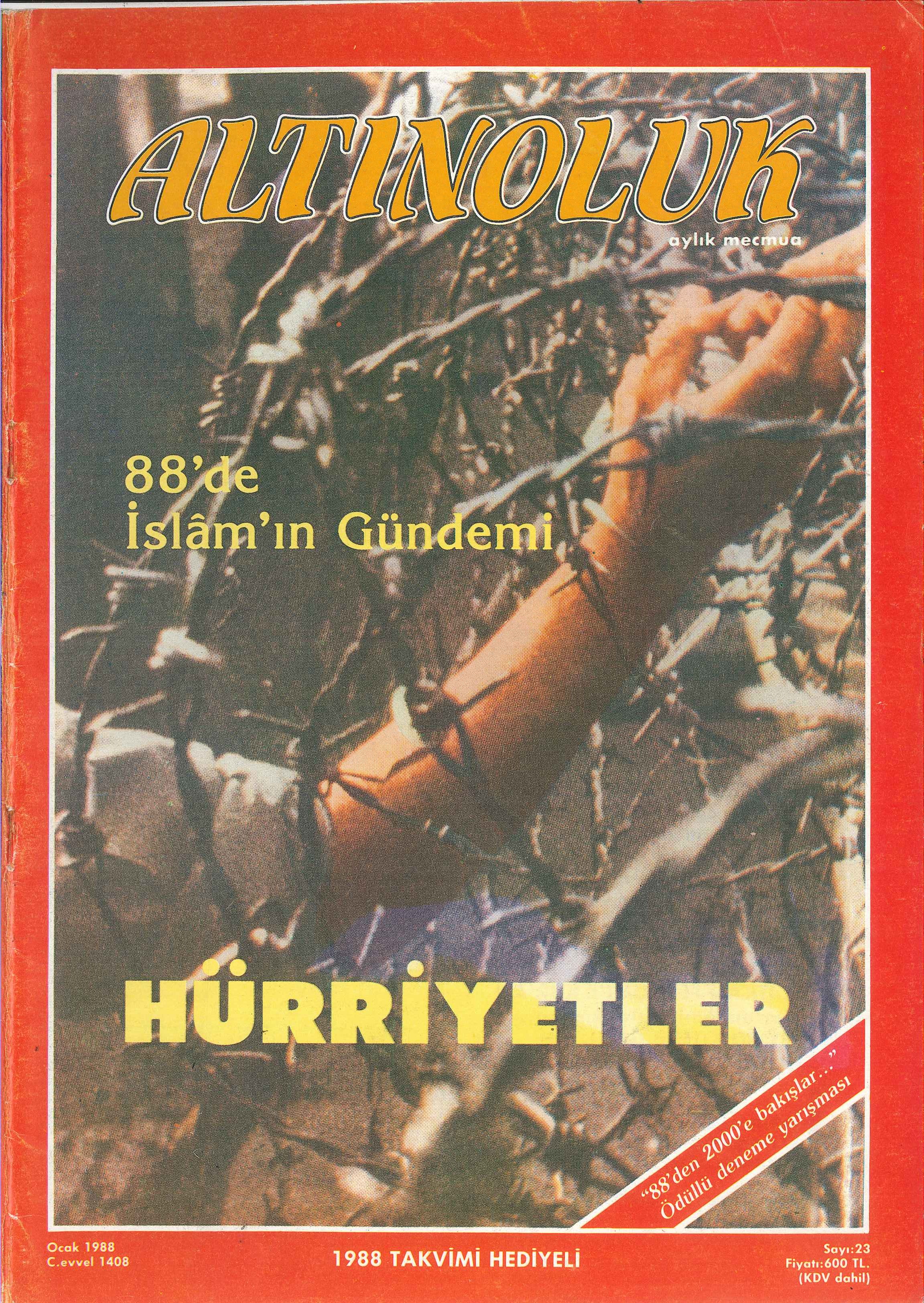 23. Sayı Kapağı