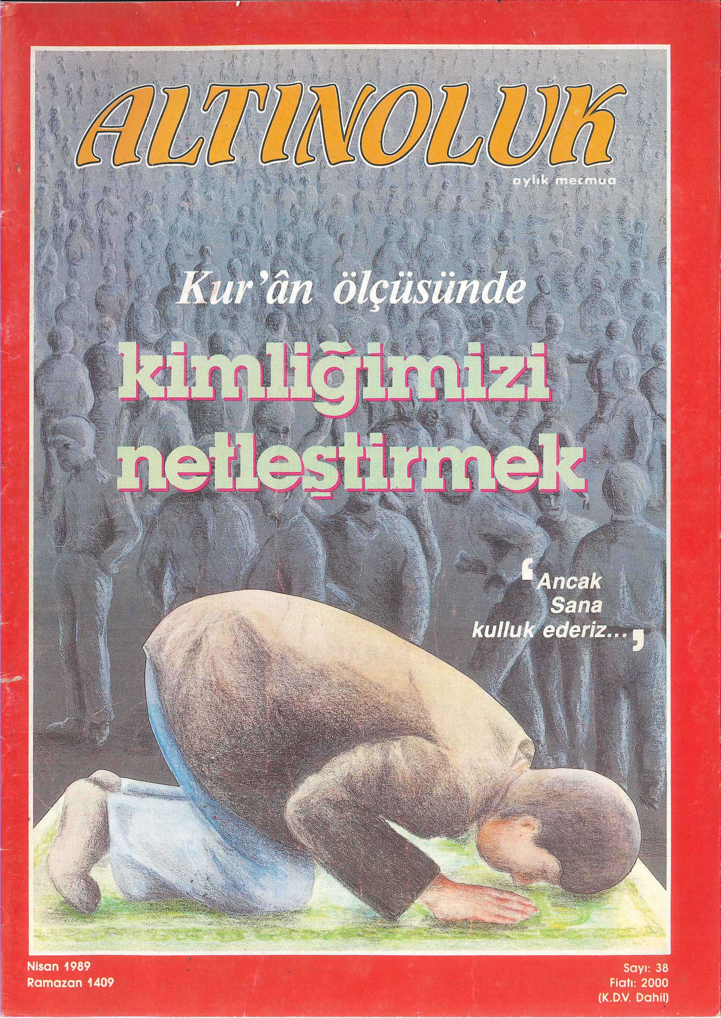 38. Sayı Kapağı