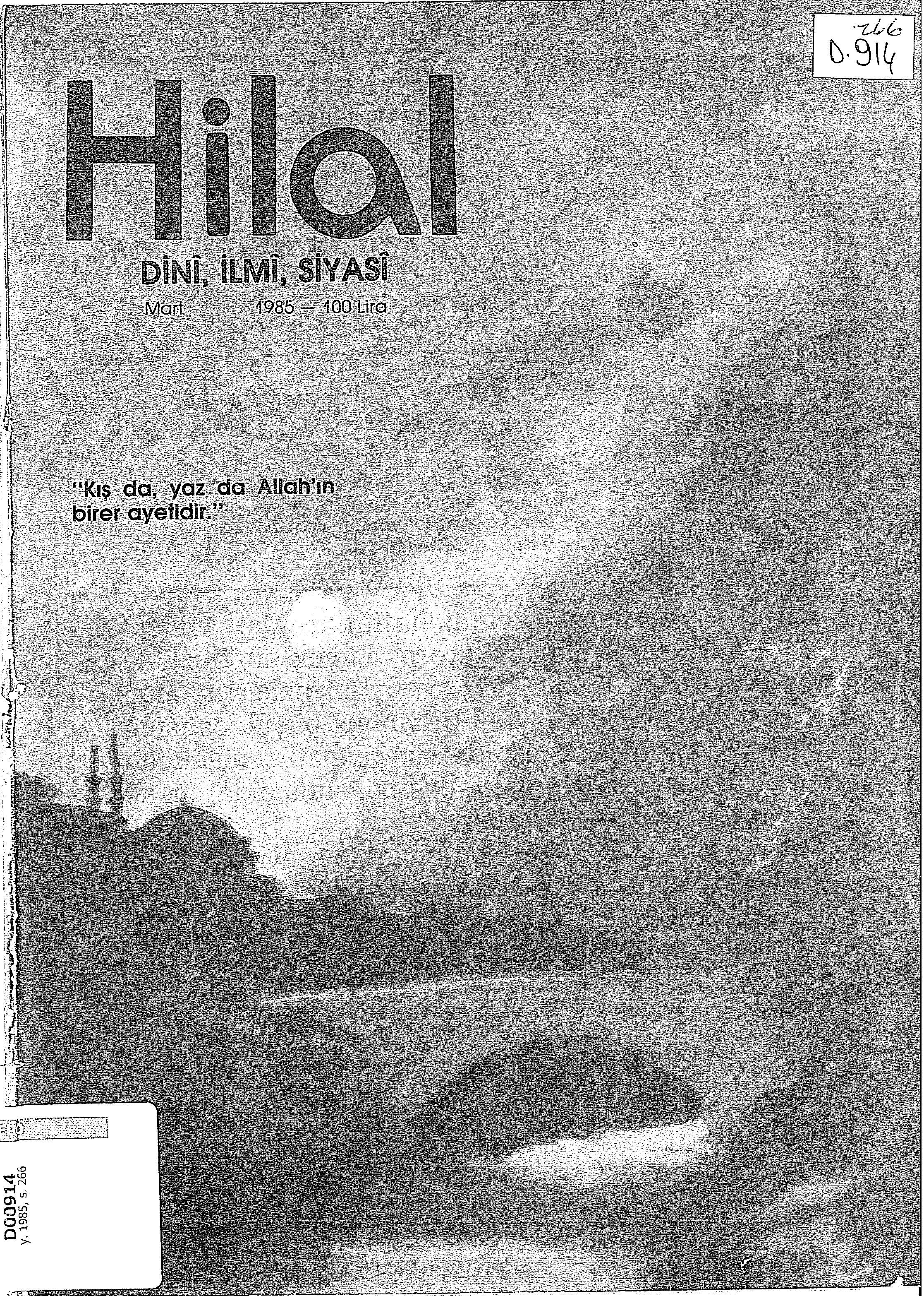 23. Cilt 266. Sayı Kapağı