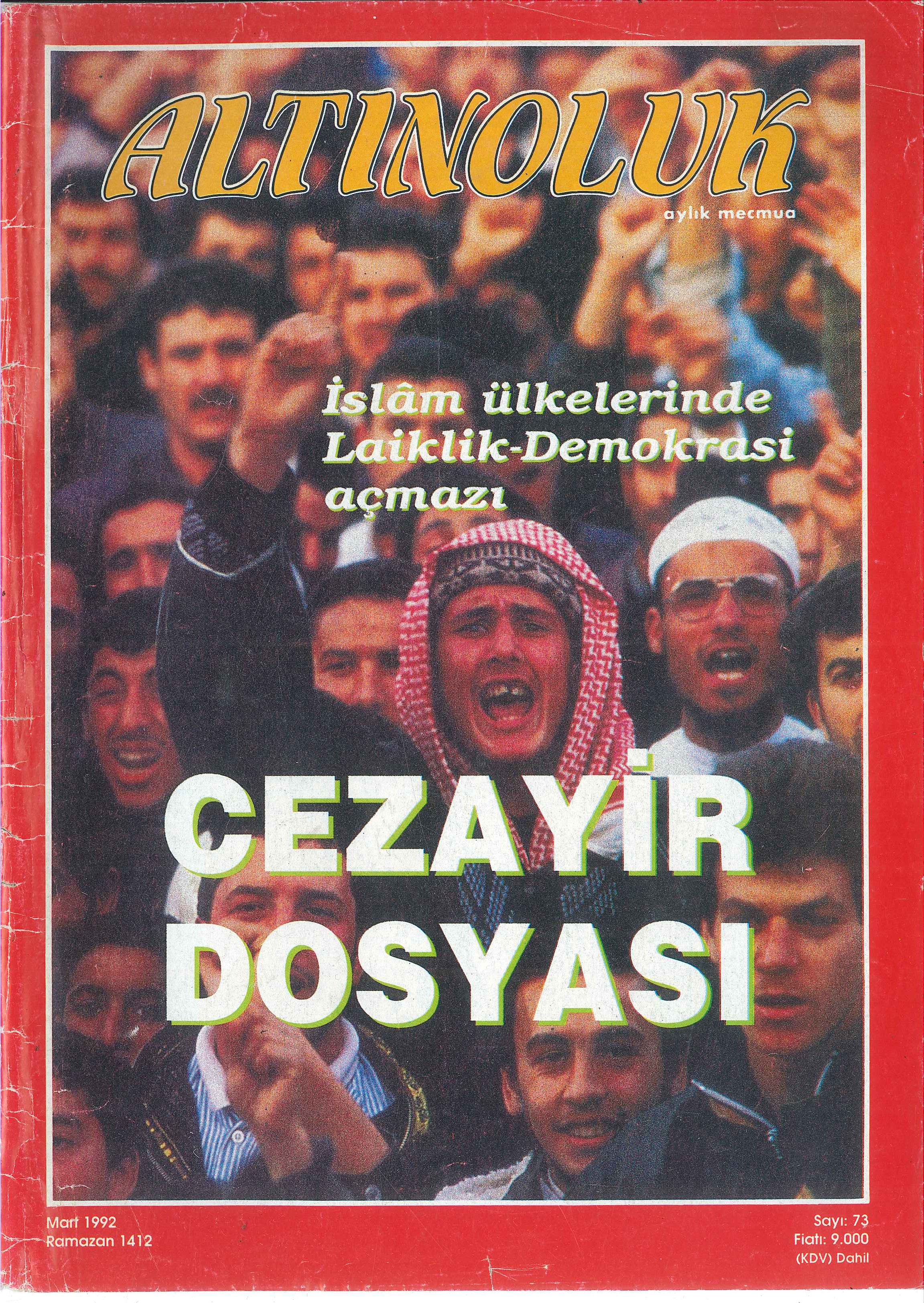 73. Sayı Kapağı