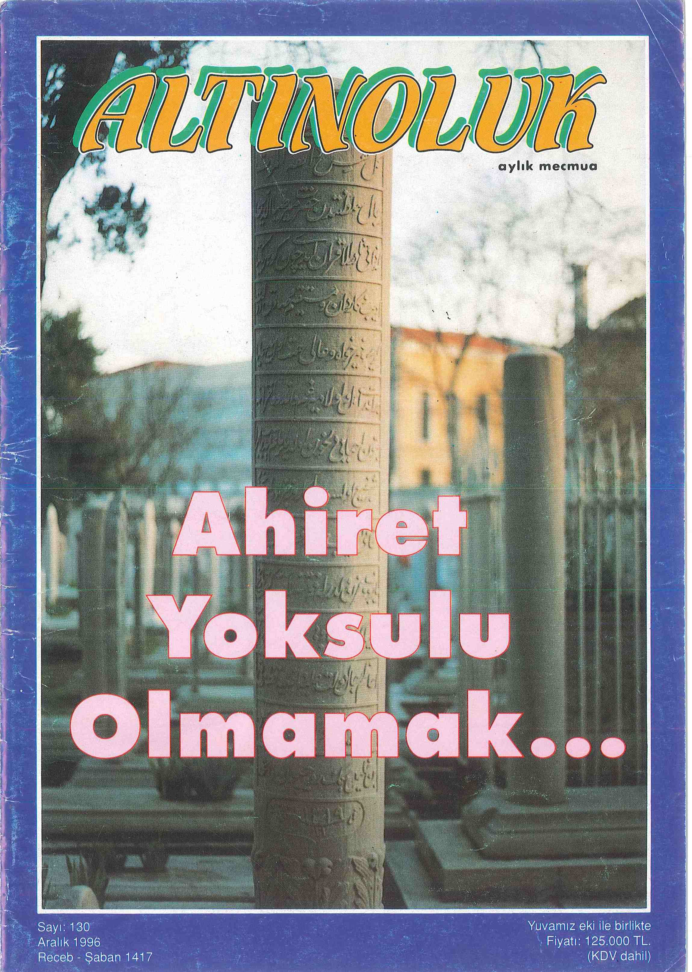 130. Sayı Kapağı