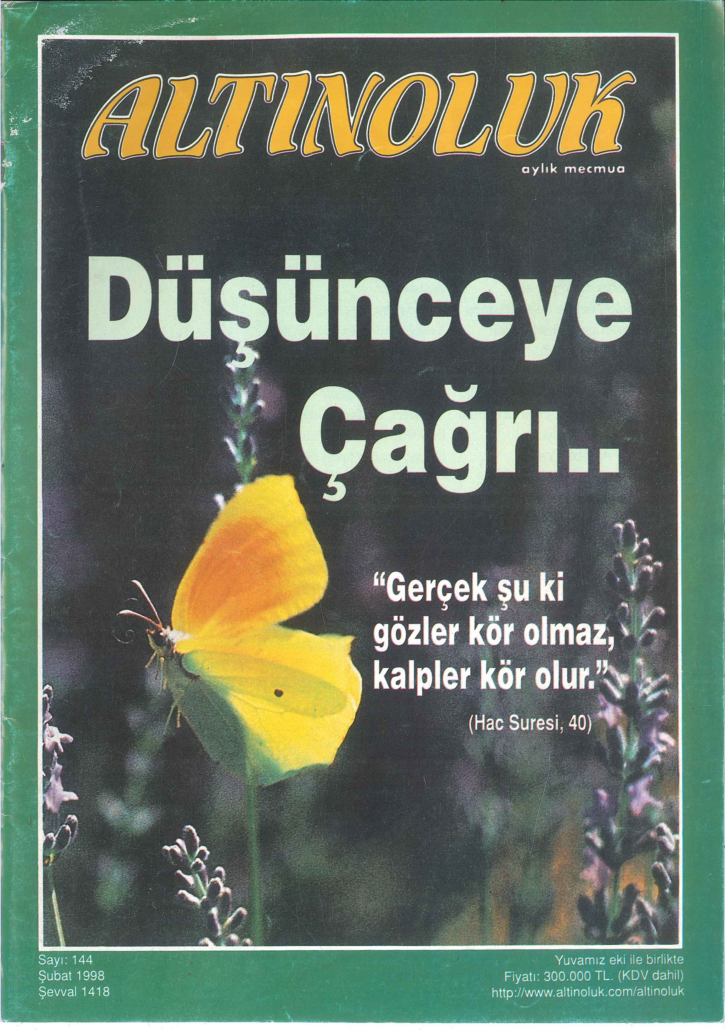144. Sayı Kapağı
