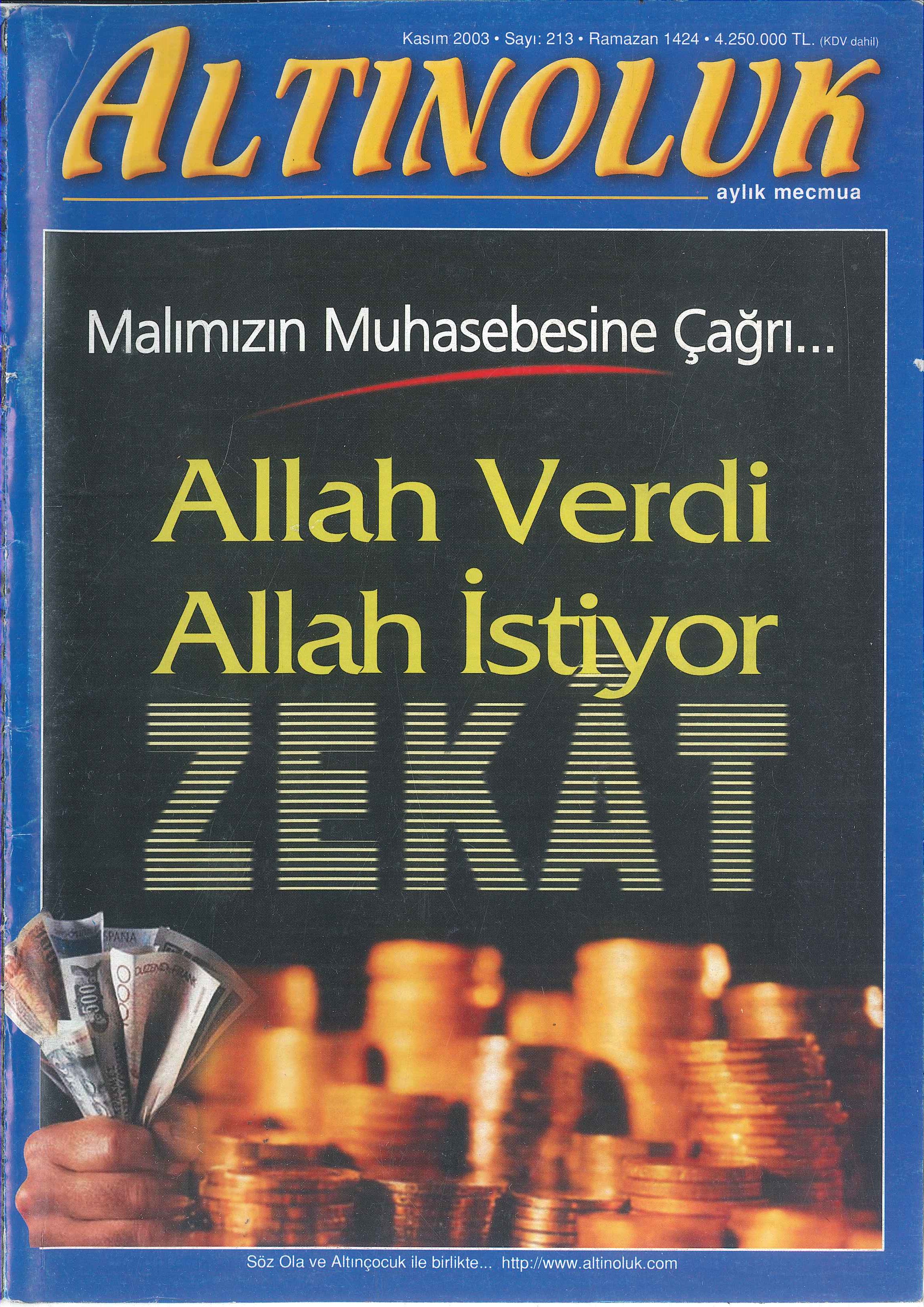 213. Sayı Kapağı