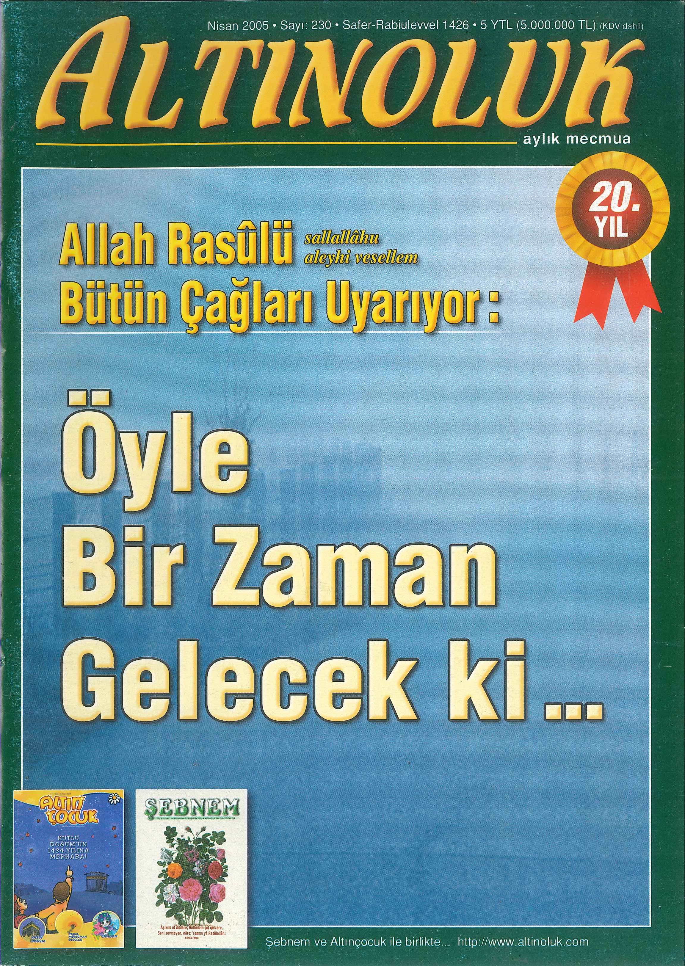 230. Sayı Kapağı