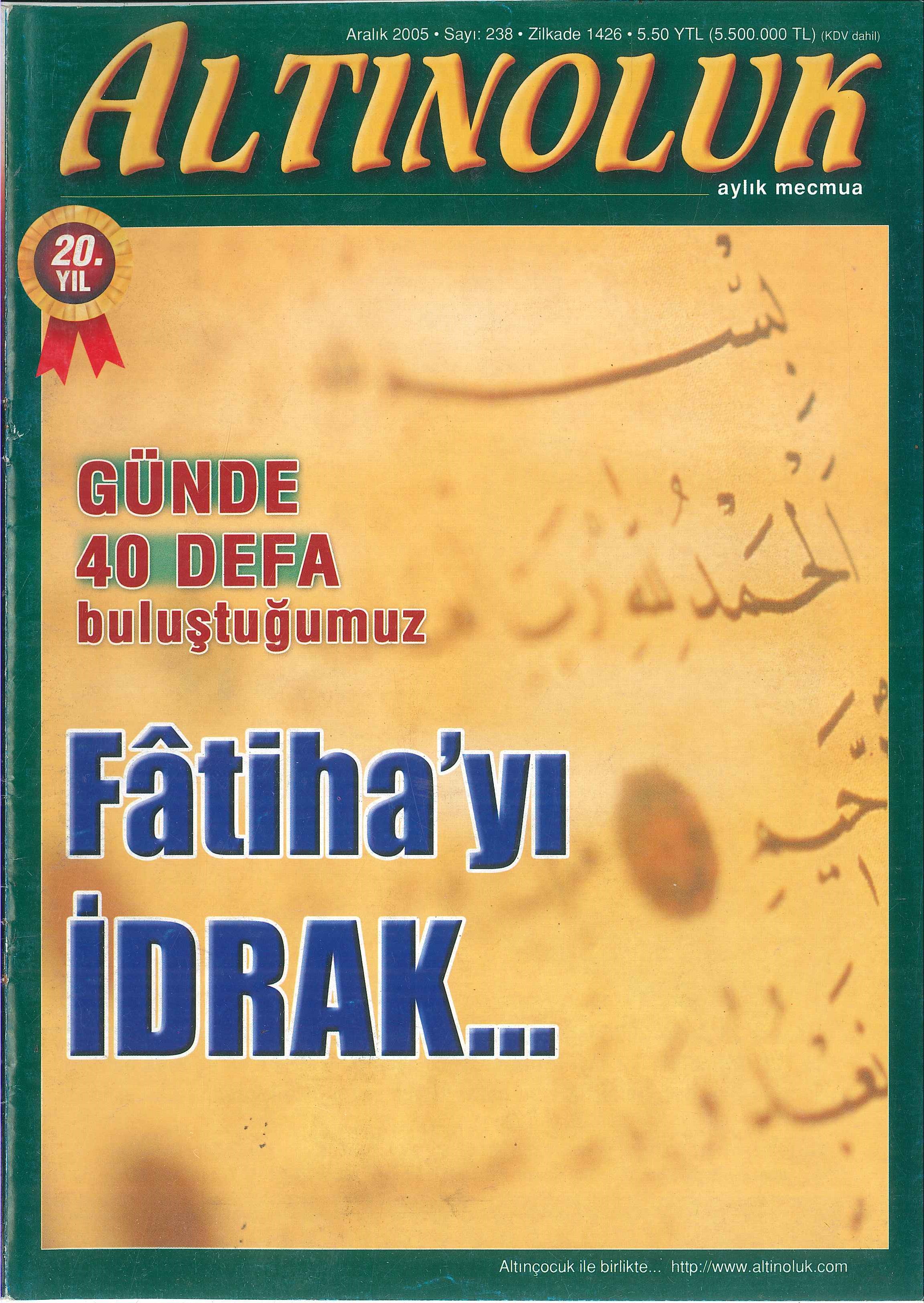 238. Sayı Kapağı