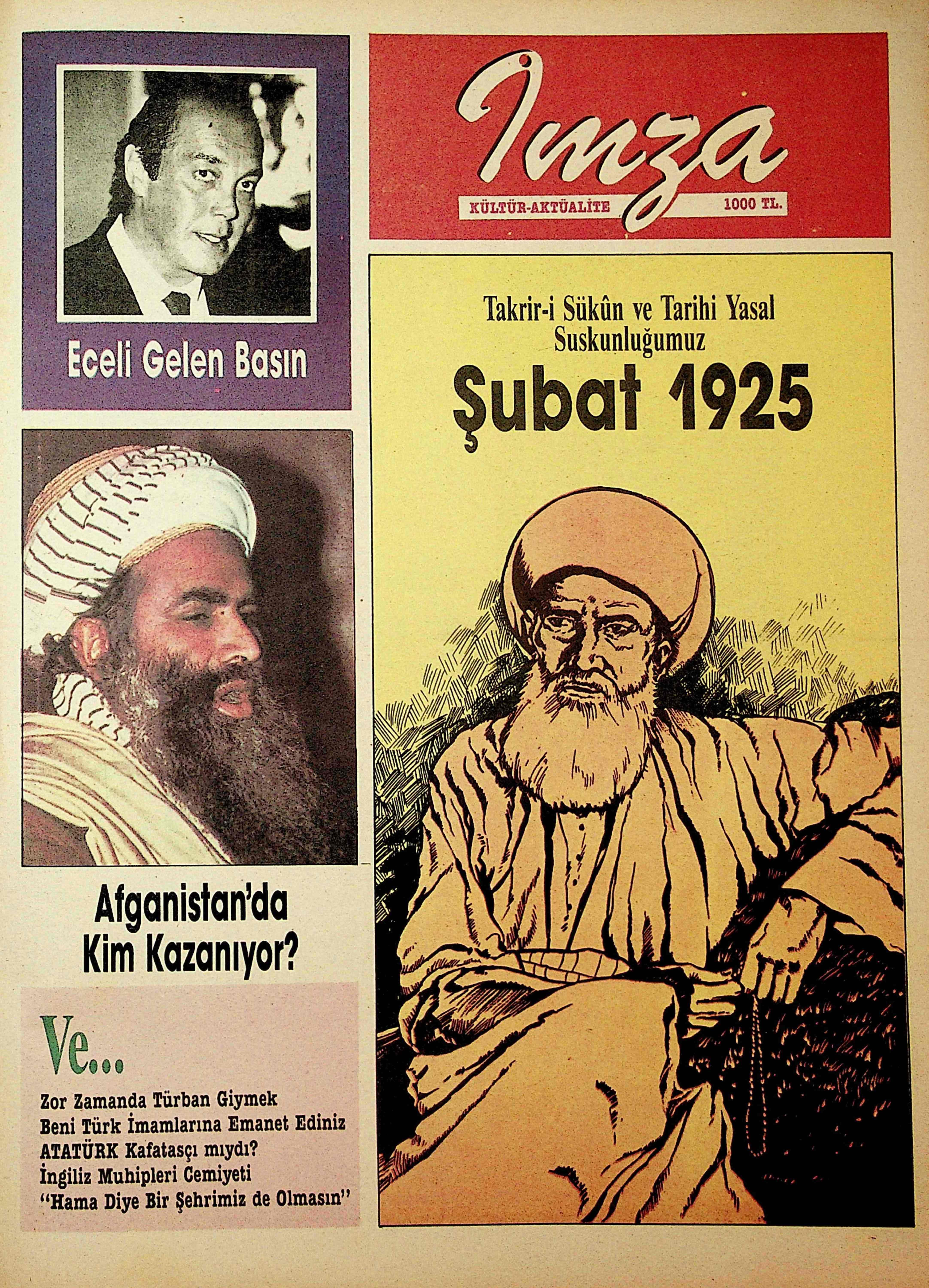 1. Sayı Kapağı