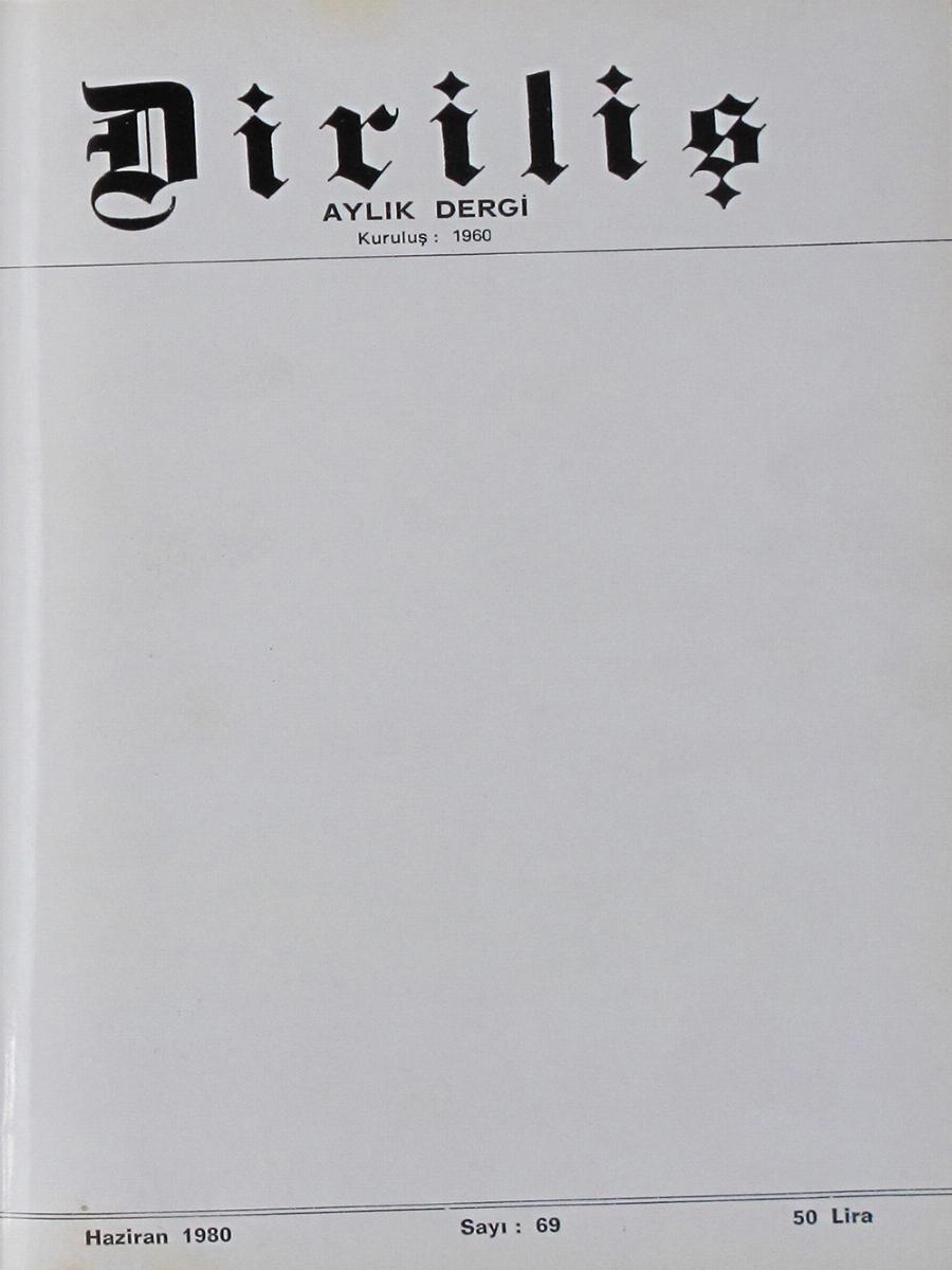 5. Cilt 69. Sayı Kapağı