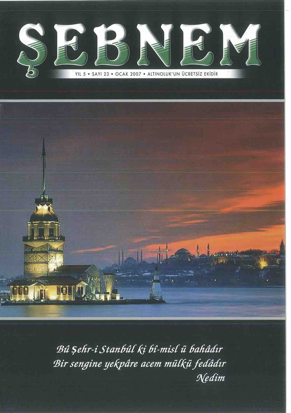 23. Sayı Kapağı