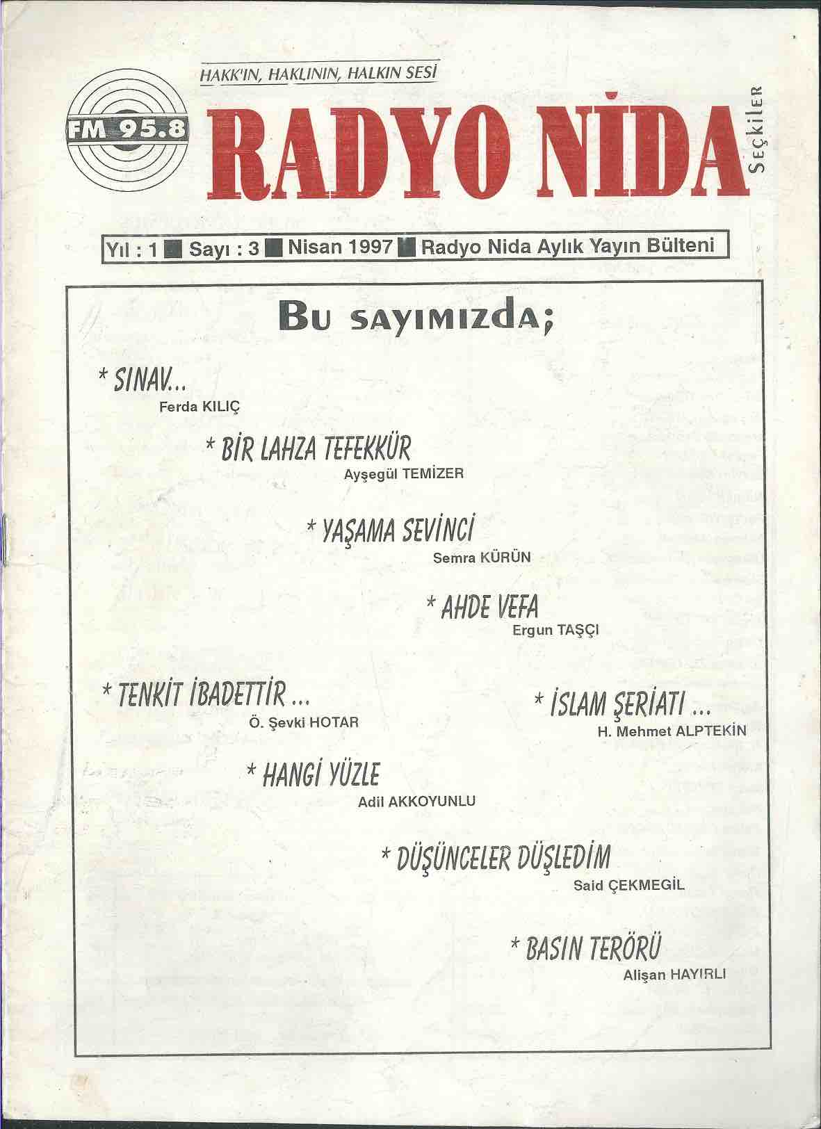 3. Sayı Kapağı