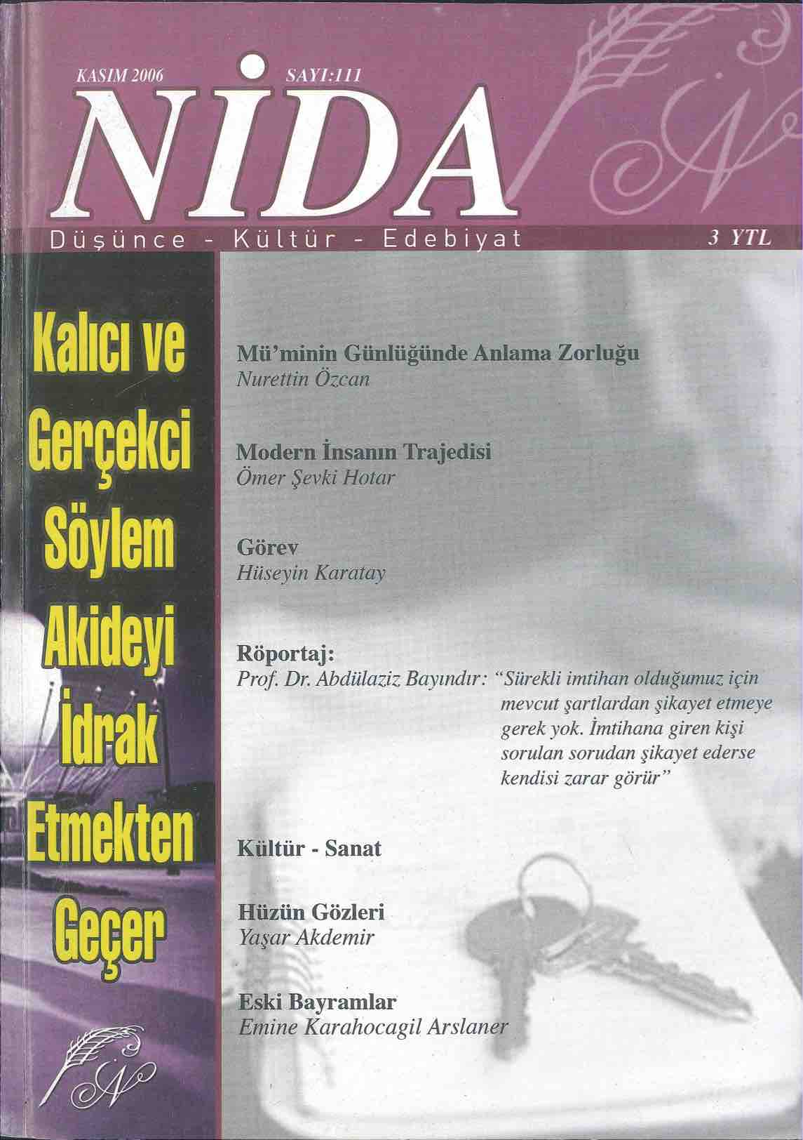 111. Sayı Kapağı