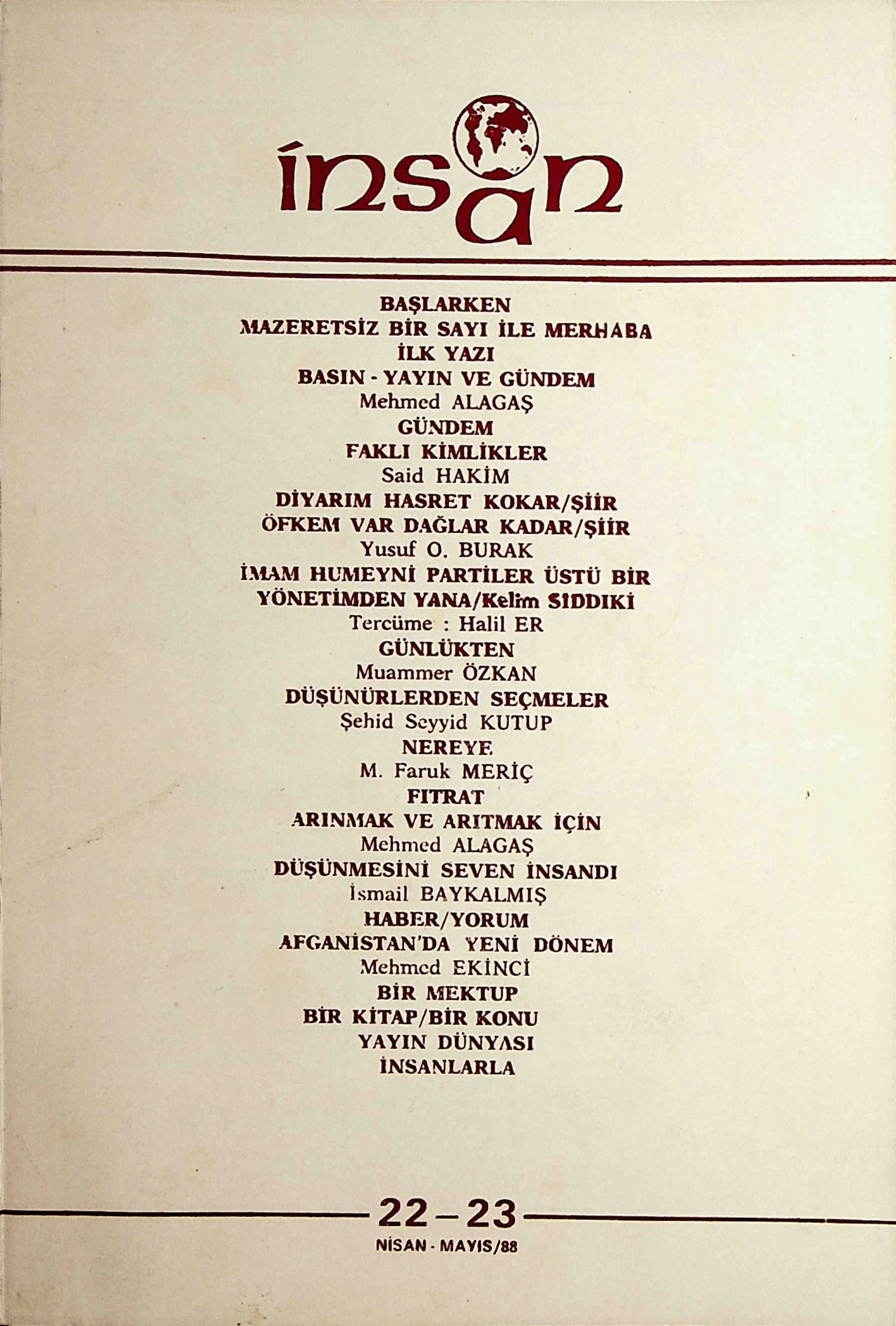 22-23. Sayı Kapağı