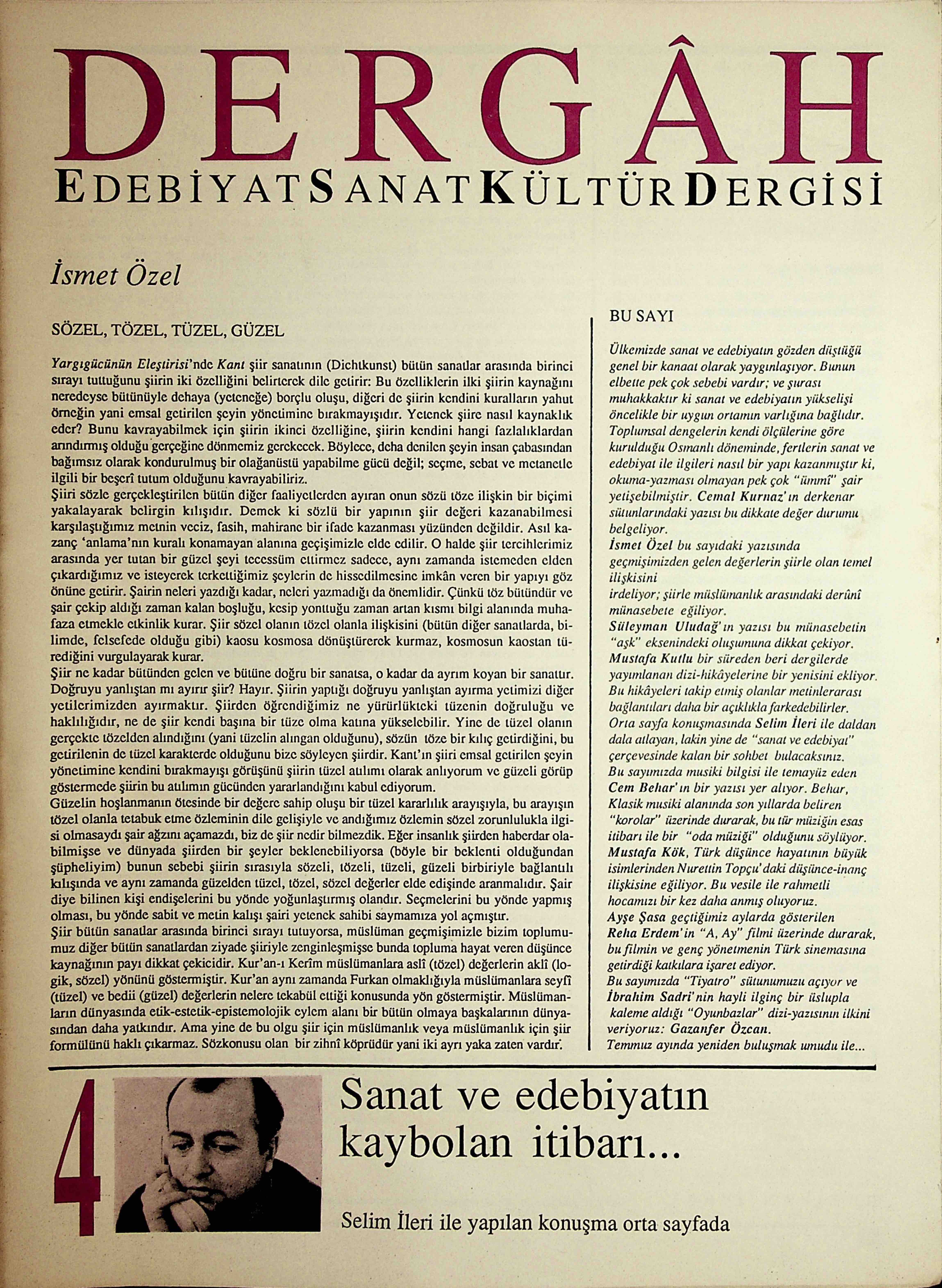 4. Sayı Kapağı