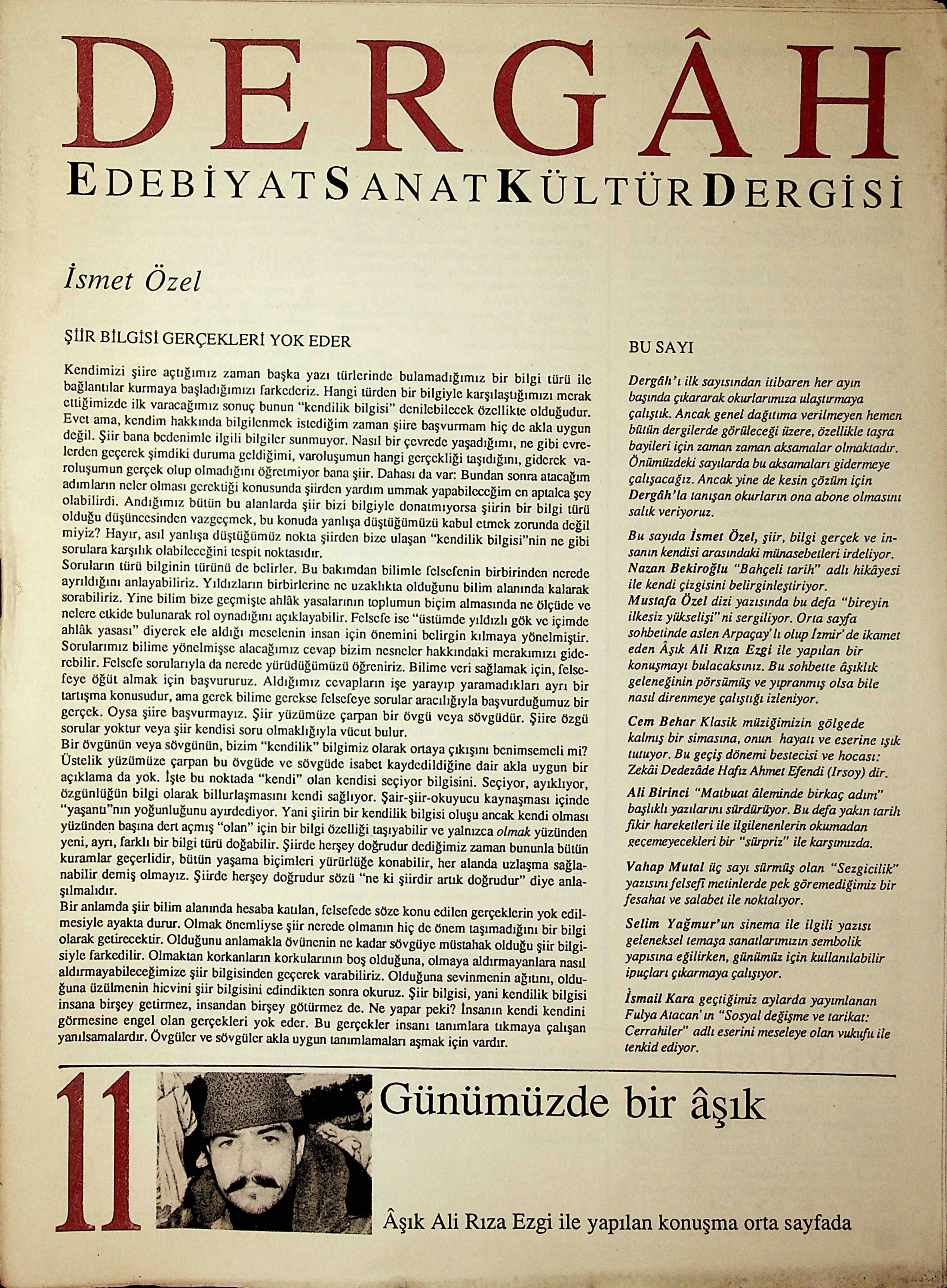 11. Sayı Kapağı
