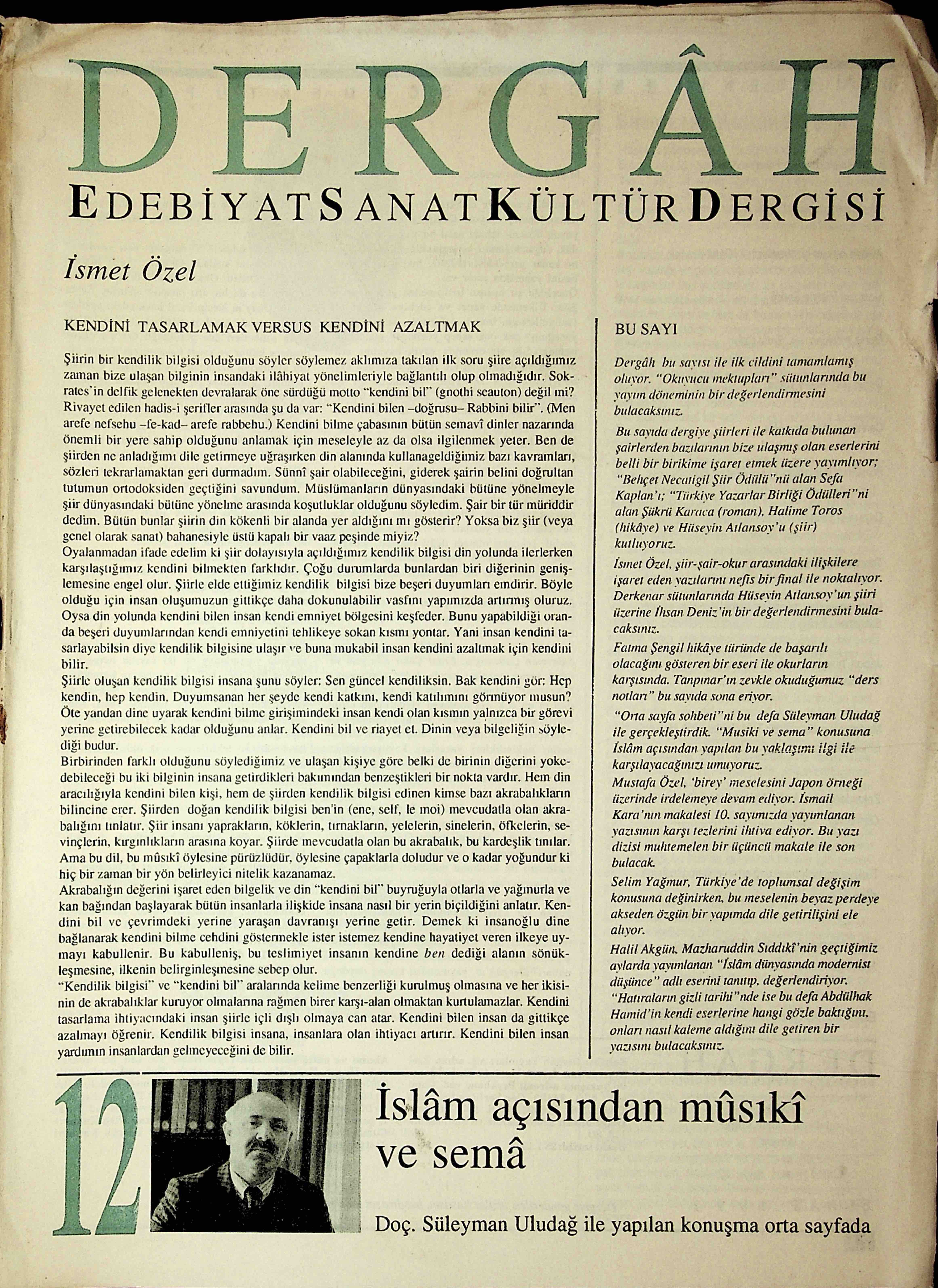 12. Sayı Kapağı