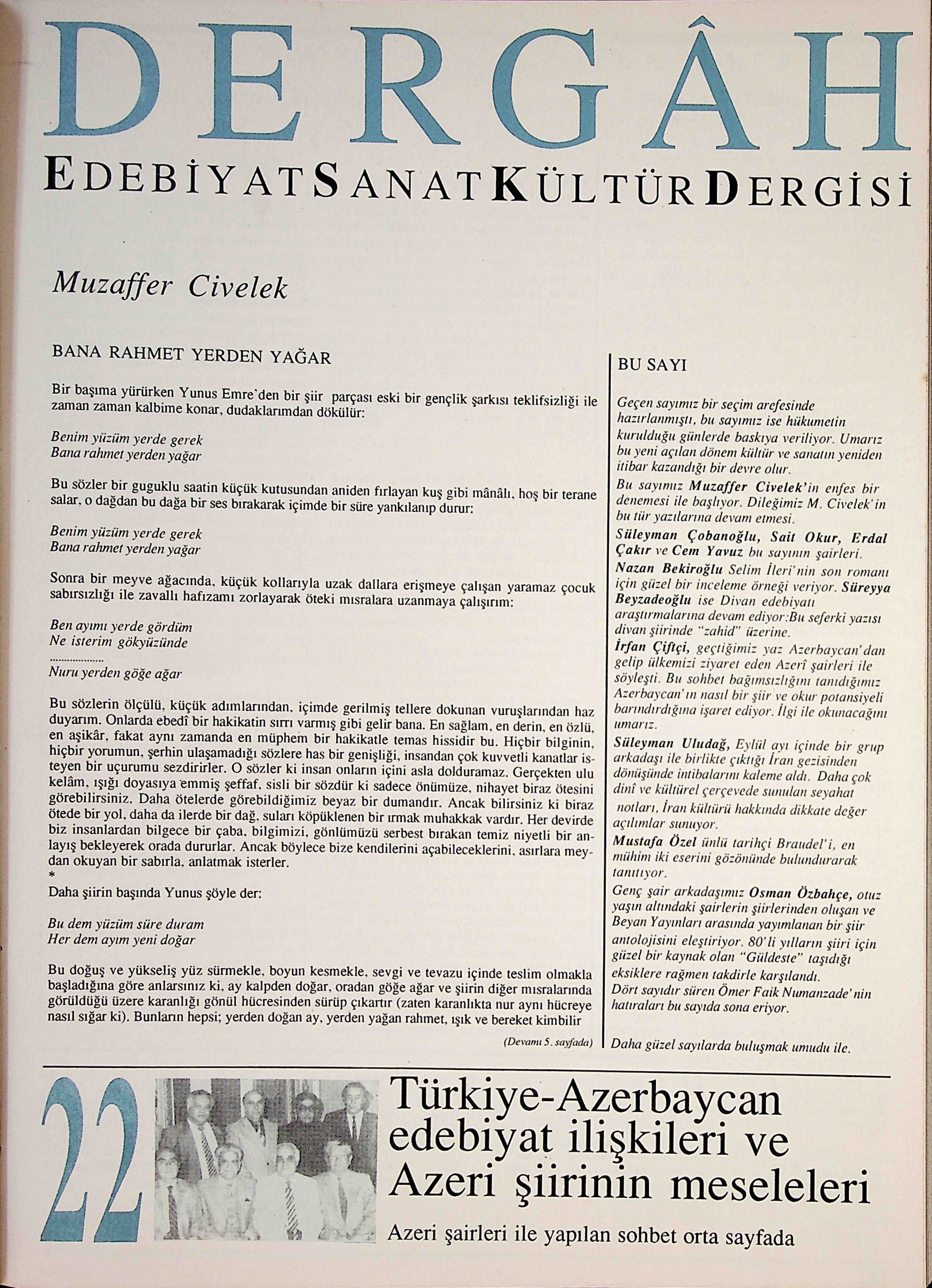 22. Sayı Kapağı
