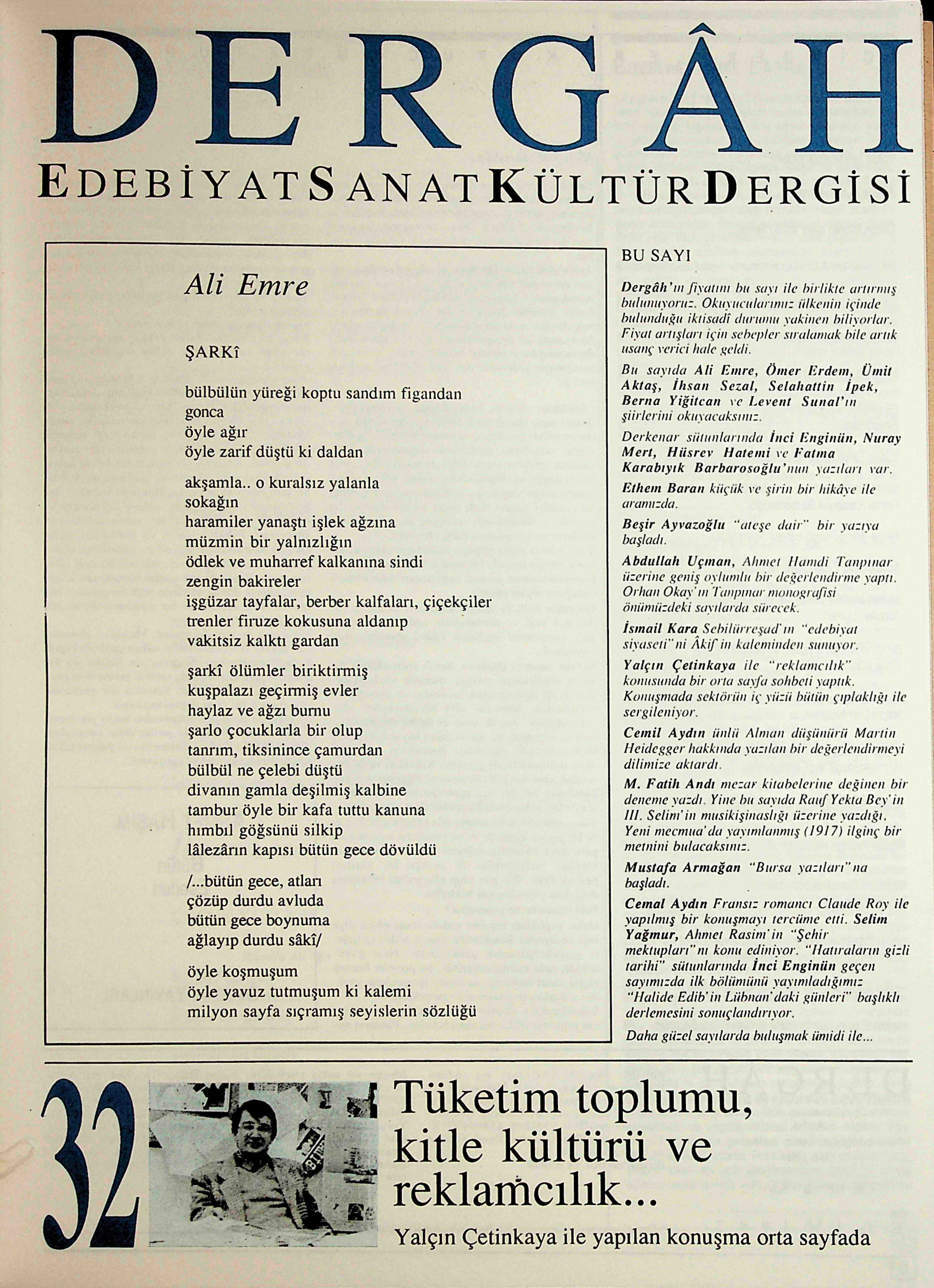 32. Sayı Kapağı