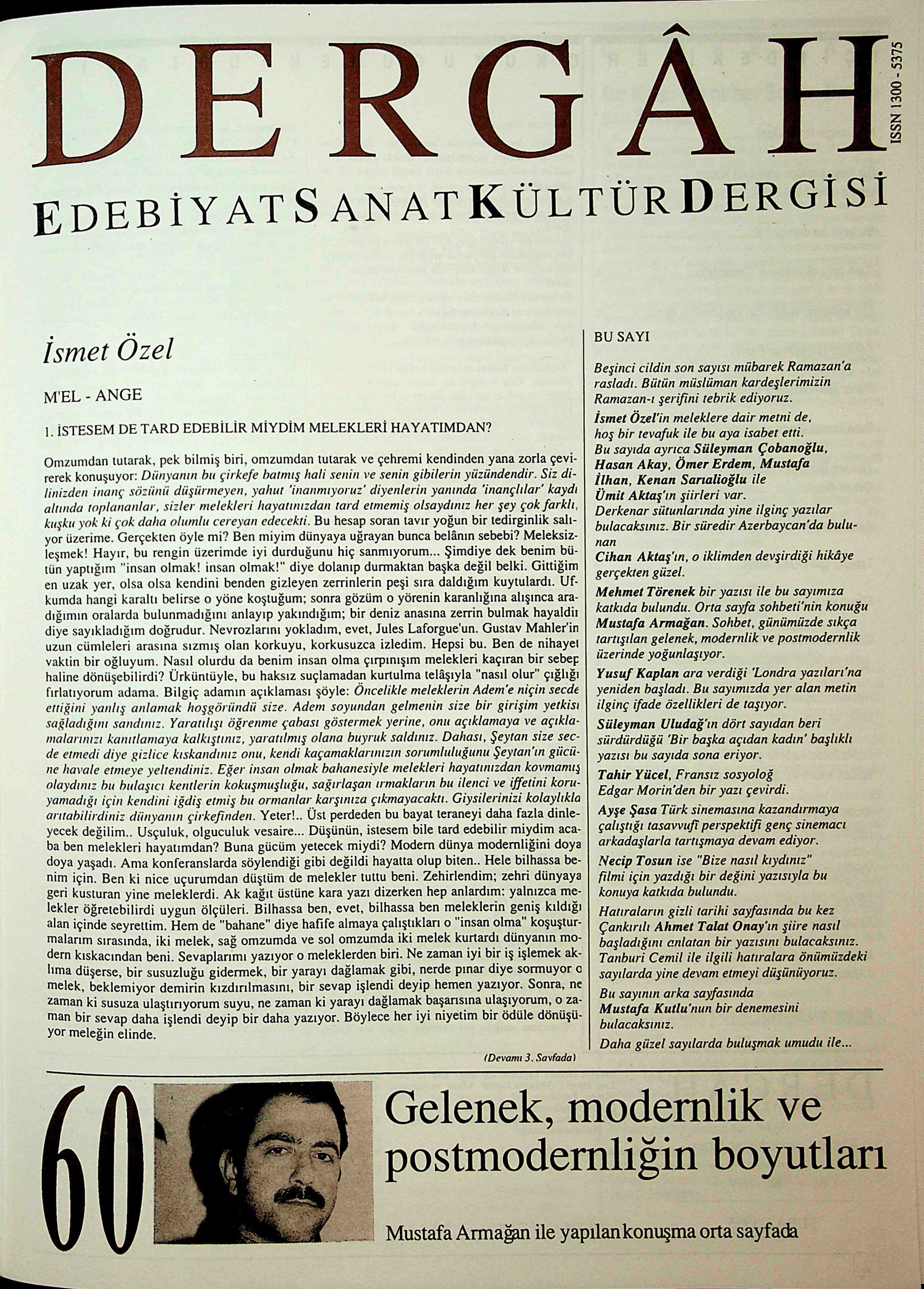 60. Sayı Kapağı