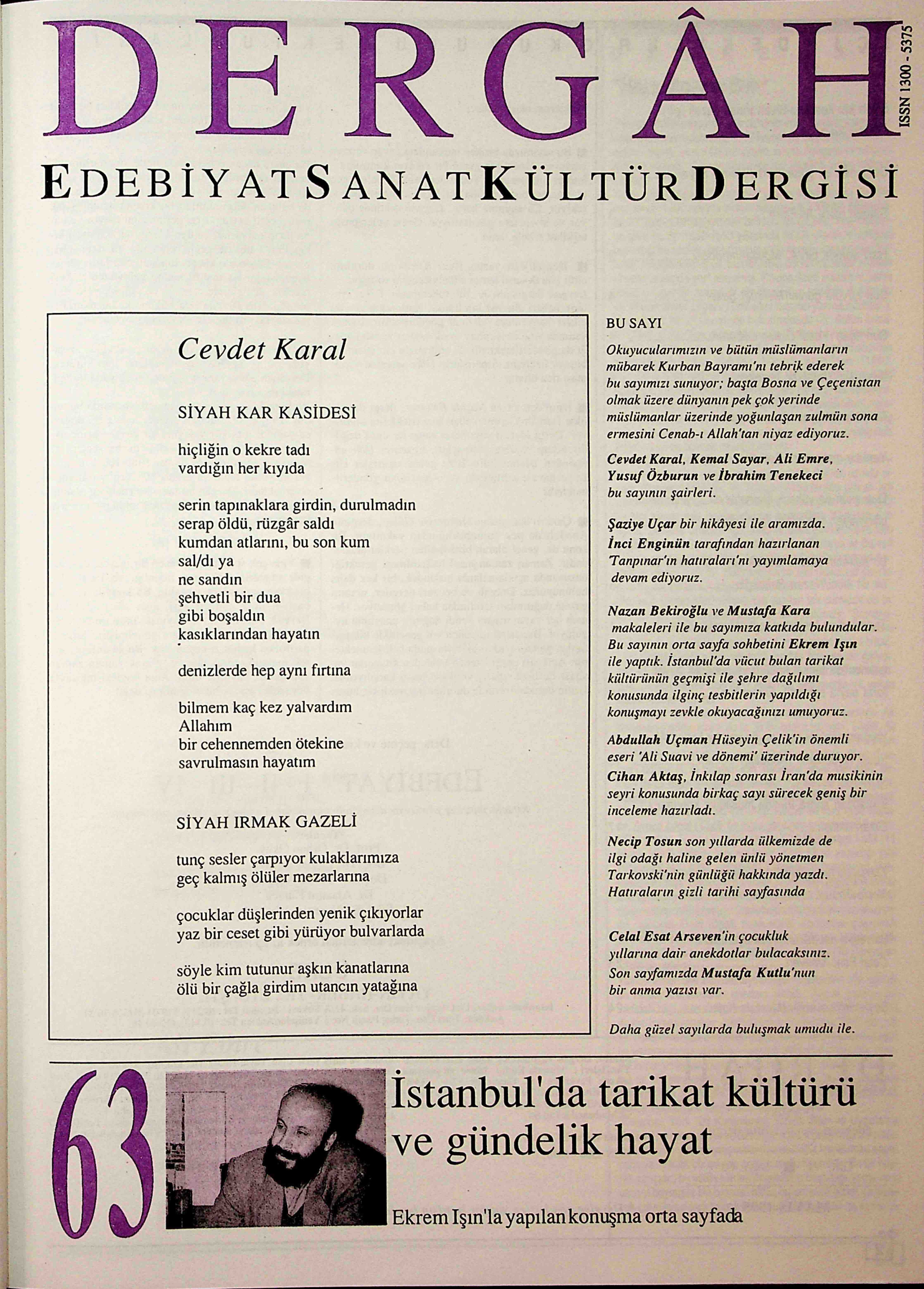 63. Sayı Kapağı