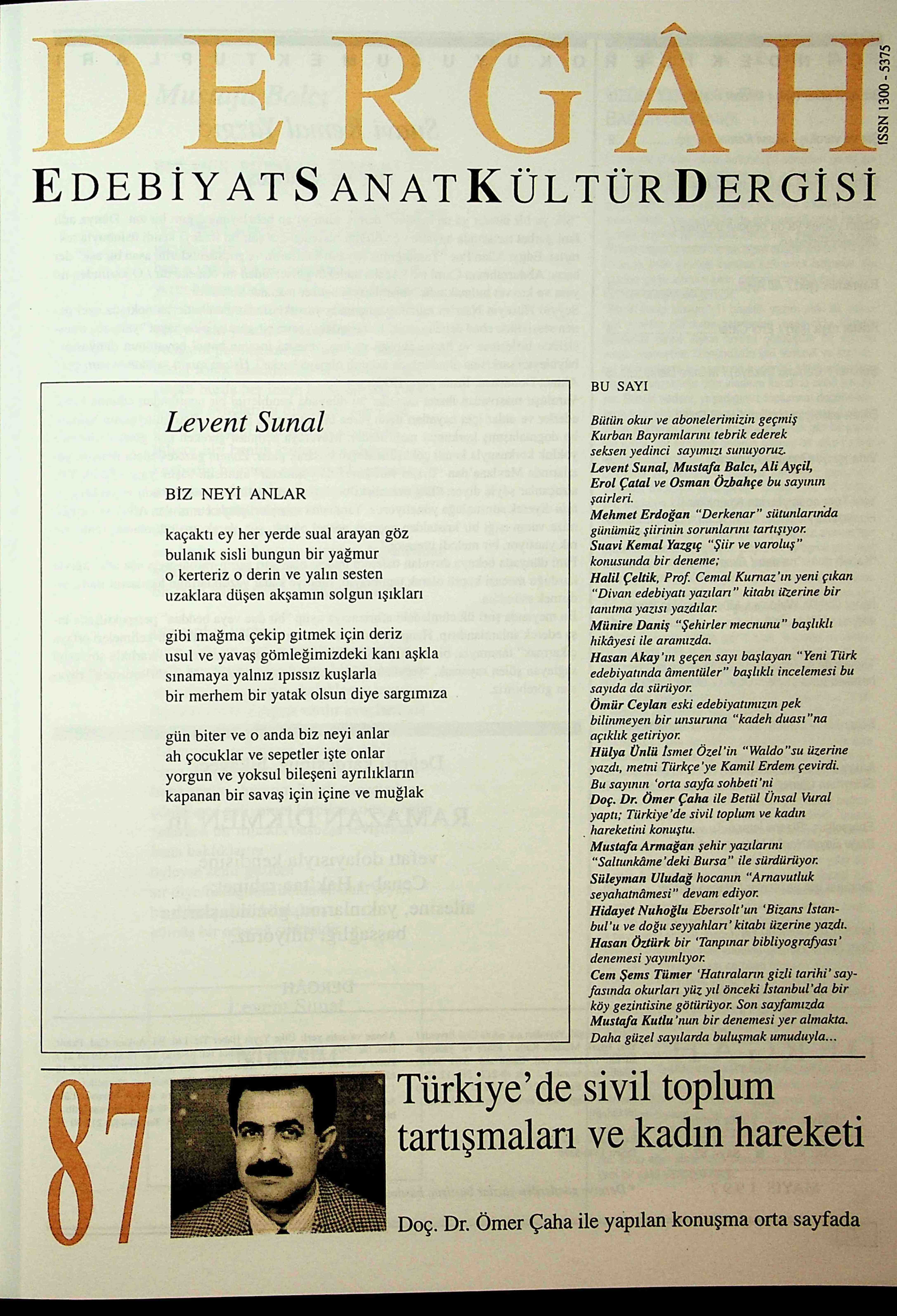 87. Sayı Kapağı