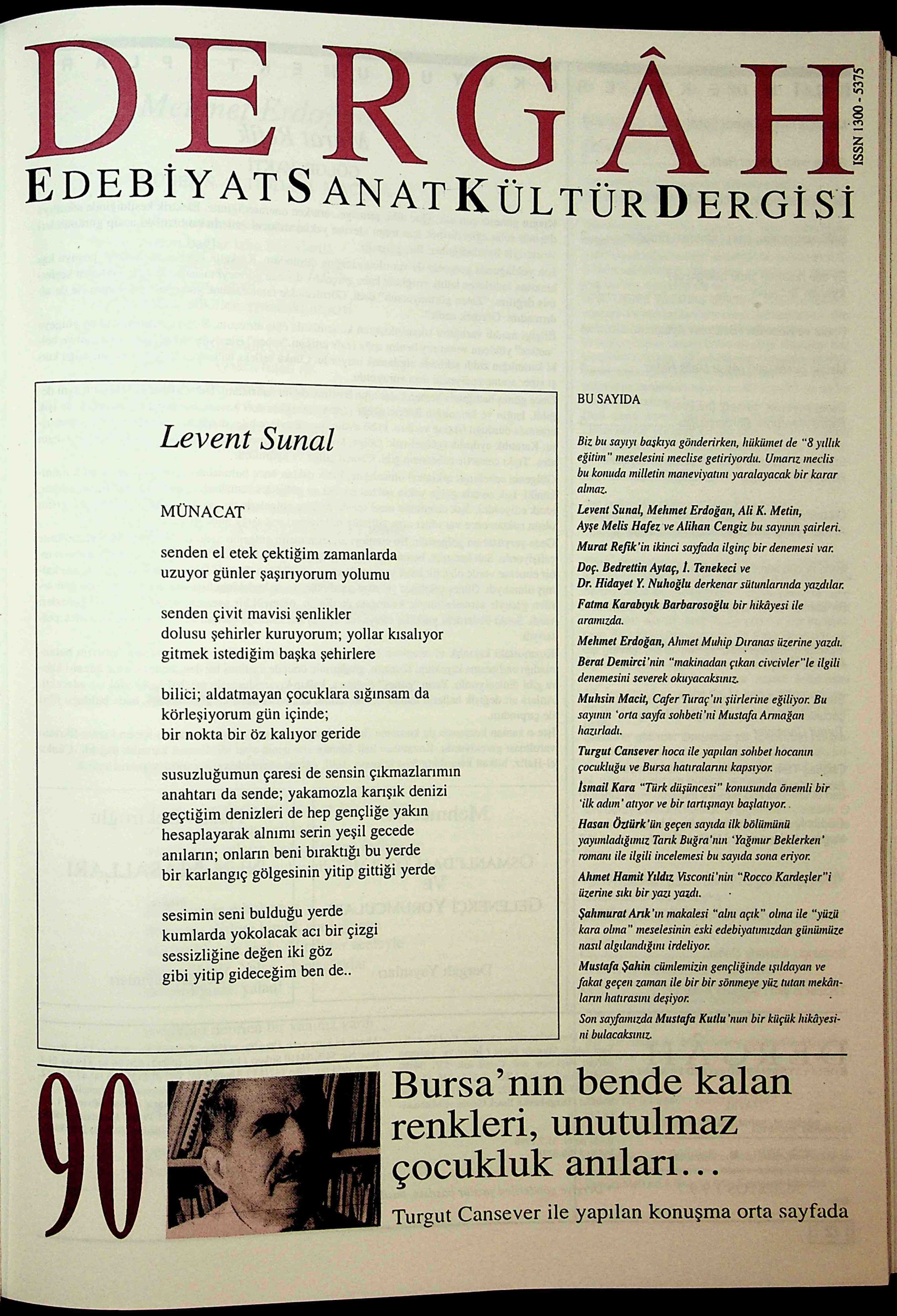 90. Sayı Kapağı