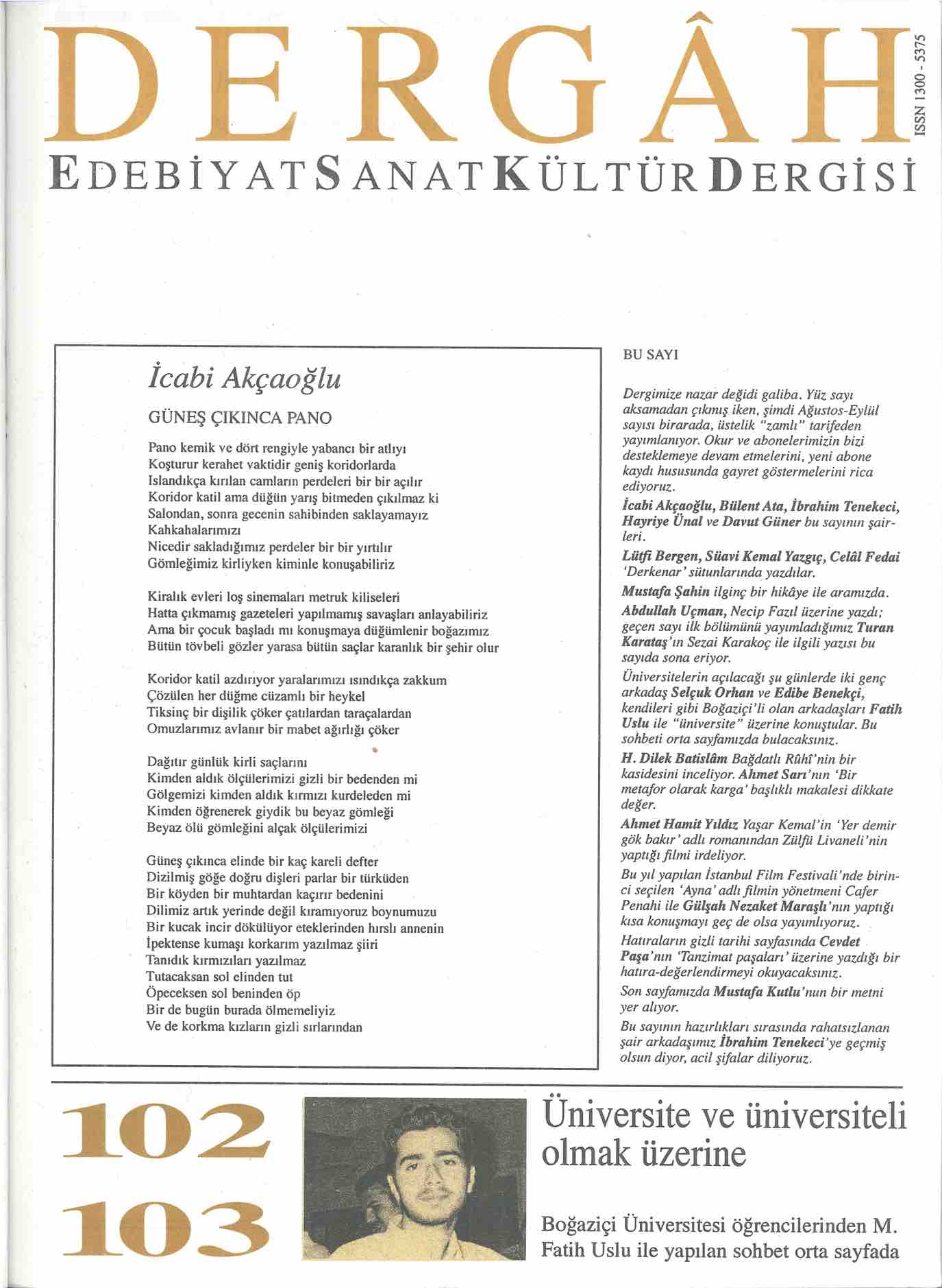 102-103. Sayı Kapağı