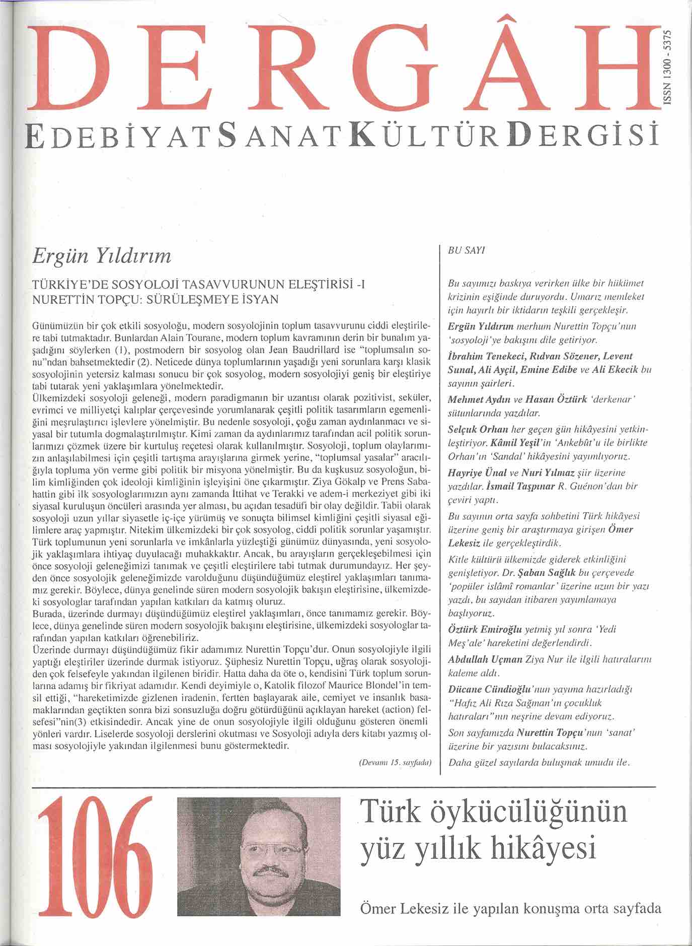 106. Sayı Kapağı