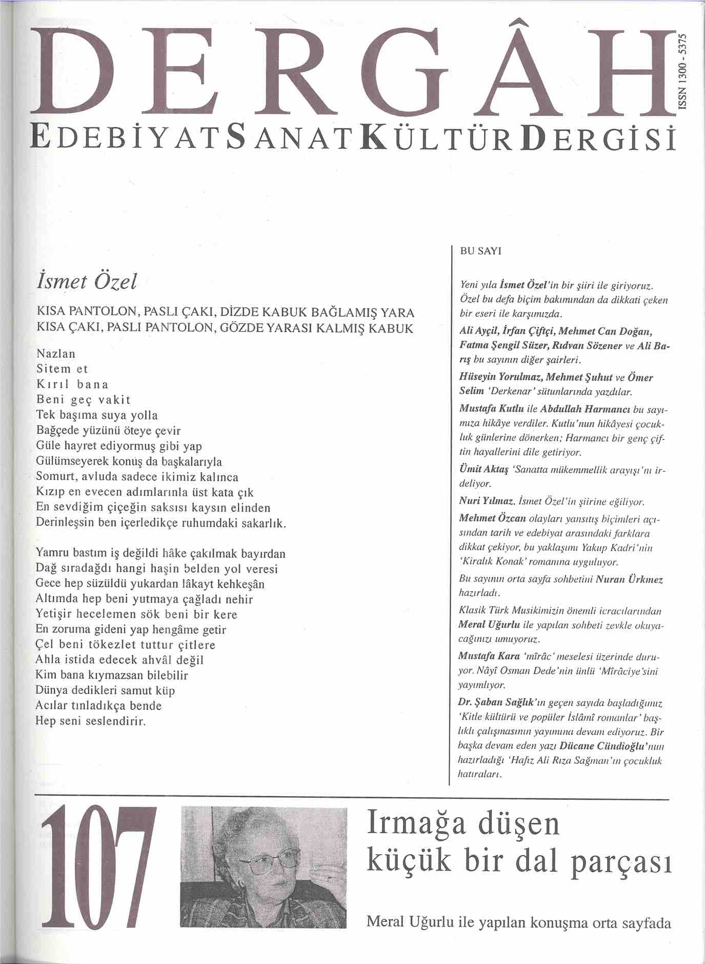 107. Sayı Kapağı