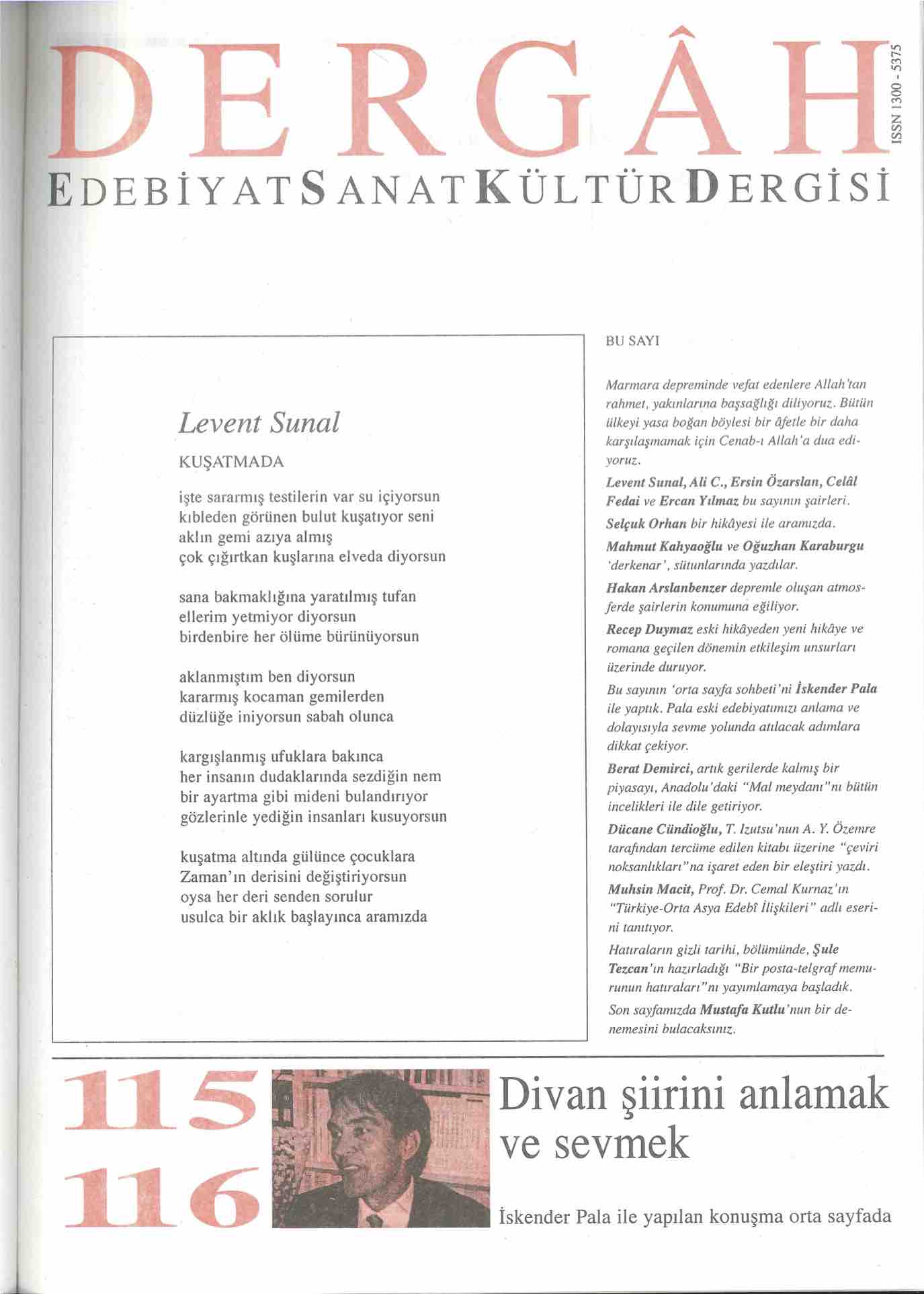 115-116. Sayı Kapağı