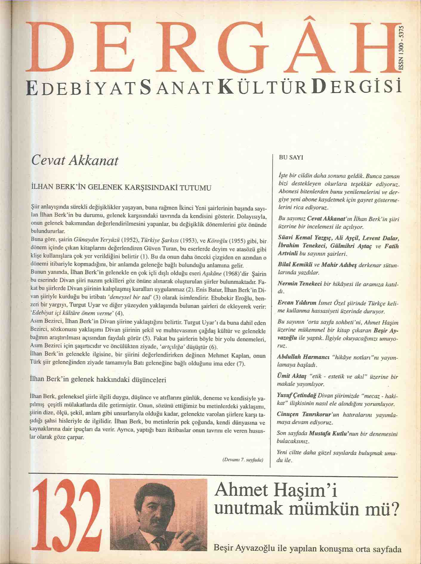 132. Sayı Kapağı