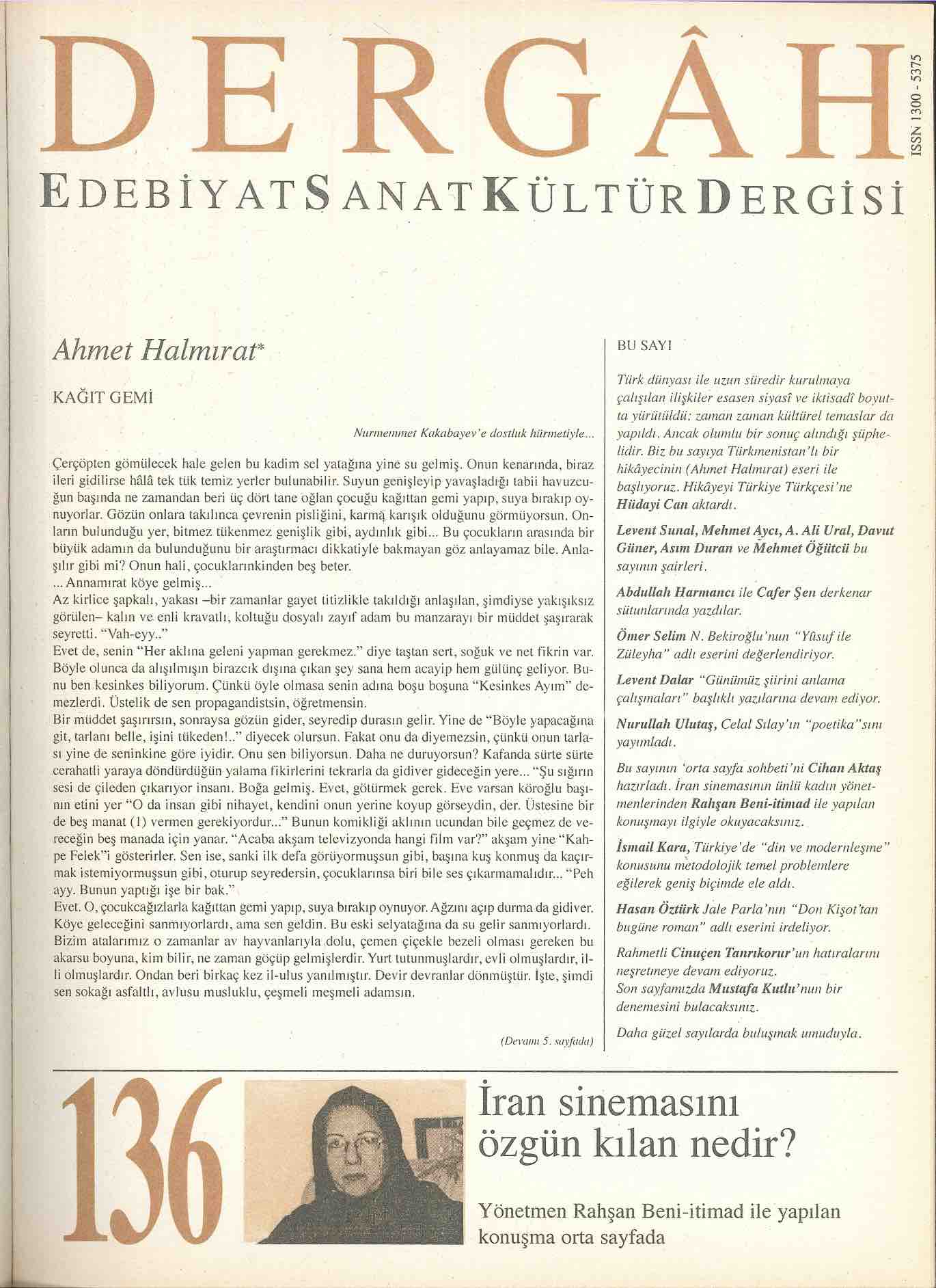 136. Sayı Kapağı