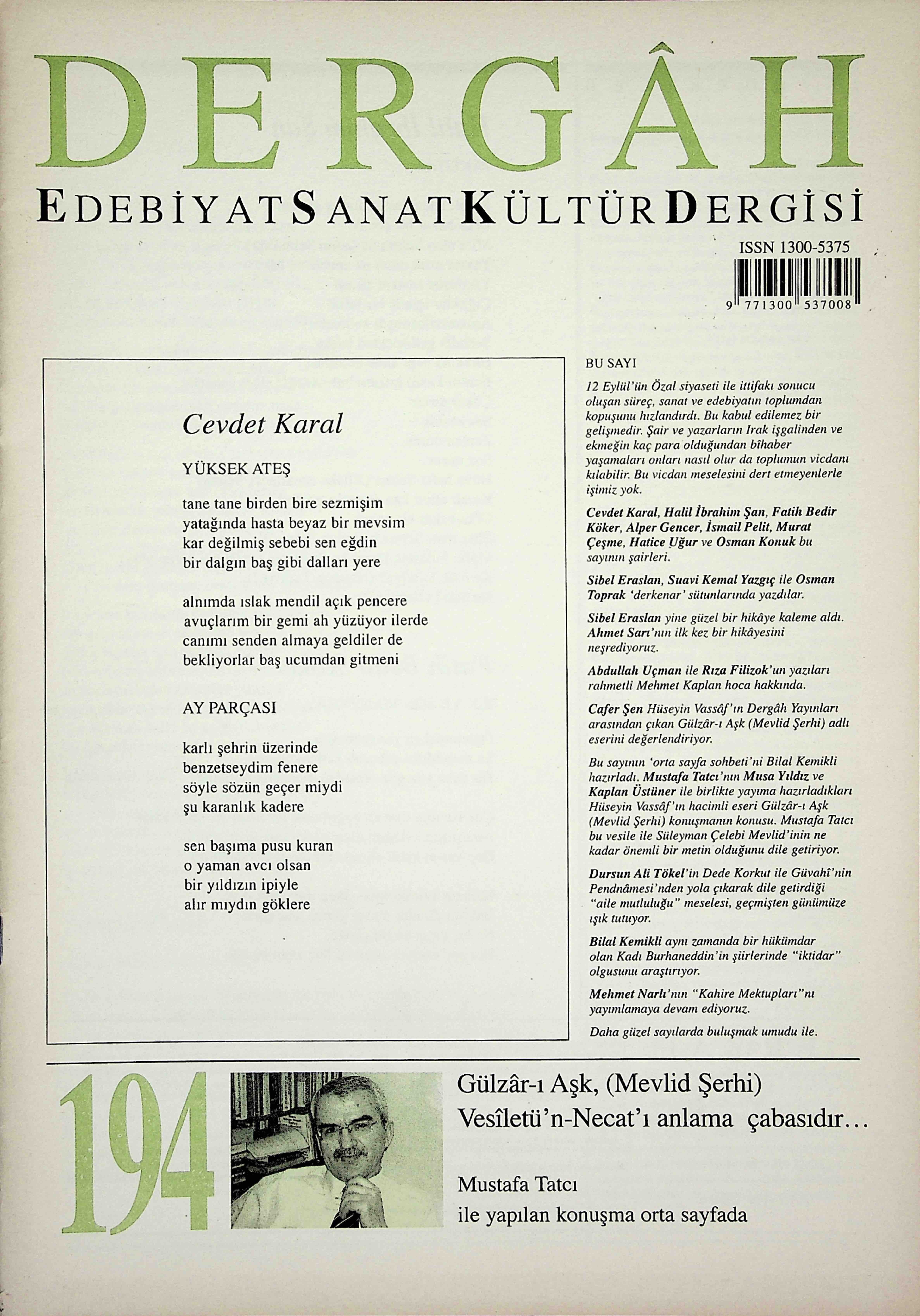 194. Sayı Kapağı