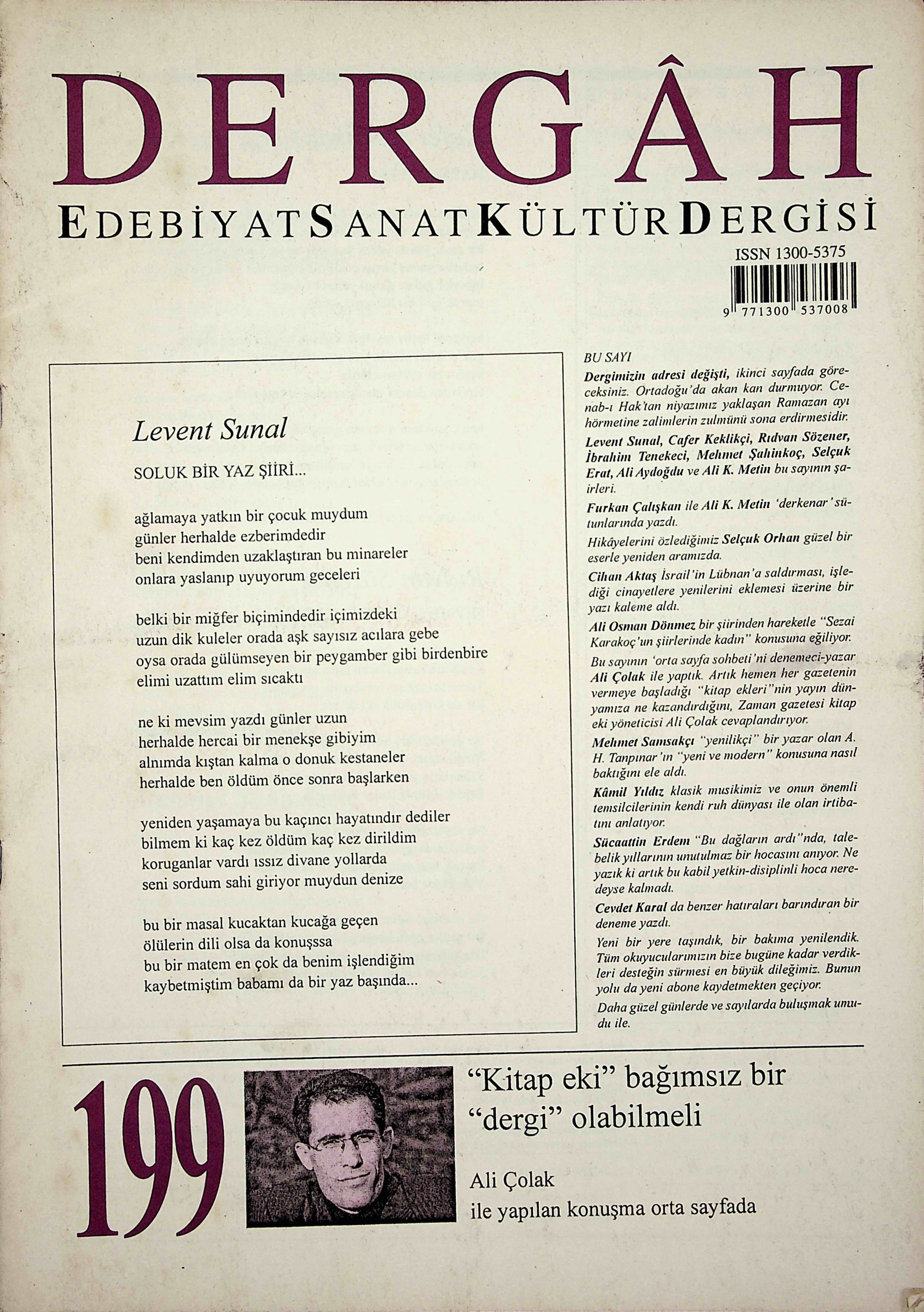 199. Sayı Kapağı