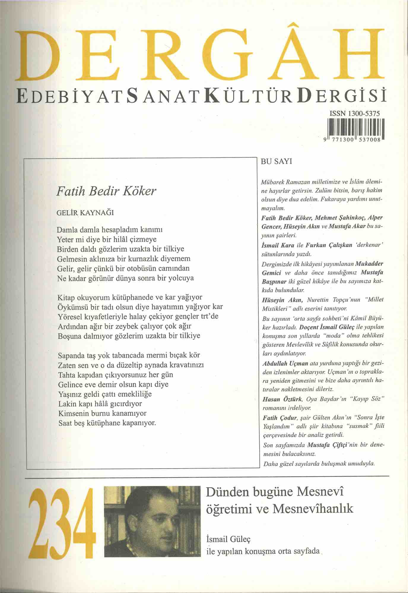 234. Sayı Kapağı